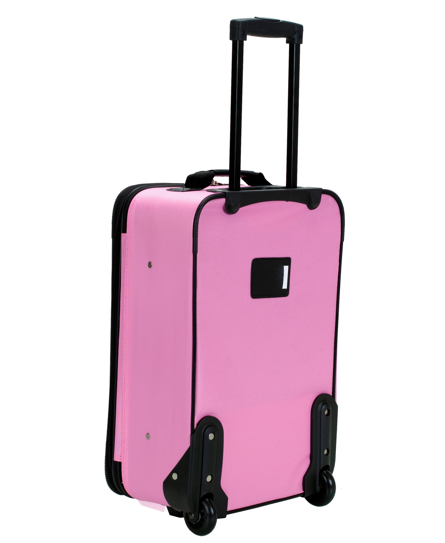 2 Pc Luggage Set, Pink - Image 7