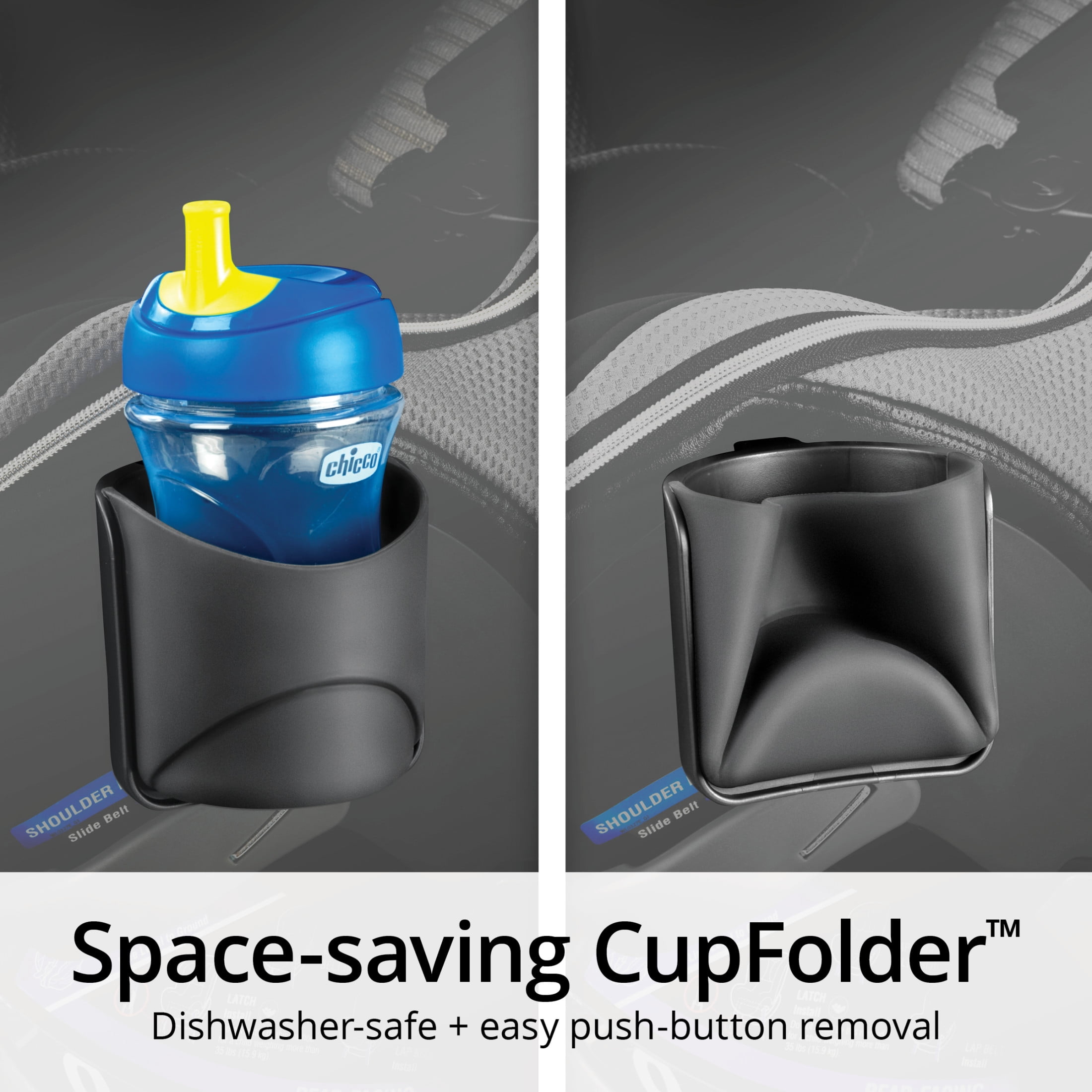 Chicco NextFit Max ClearTex Convertible Car Seat - Cove (Grey), New - Image 4