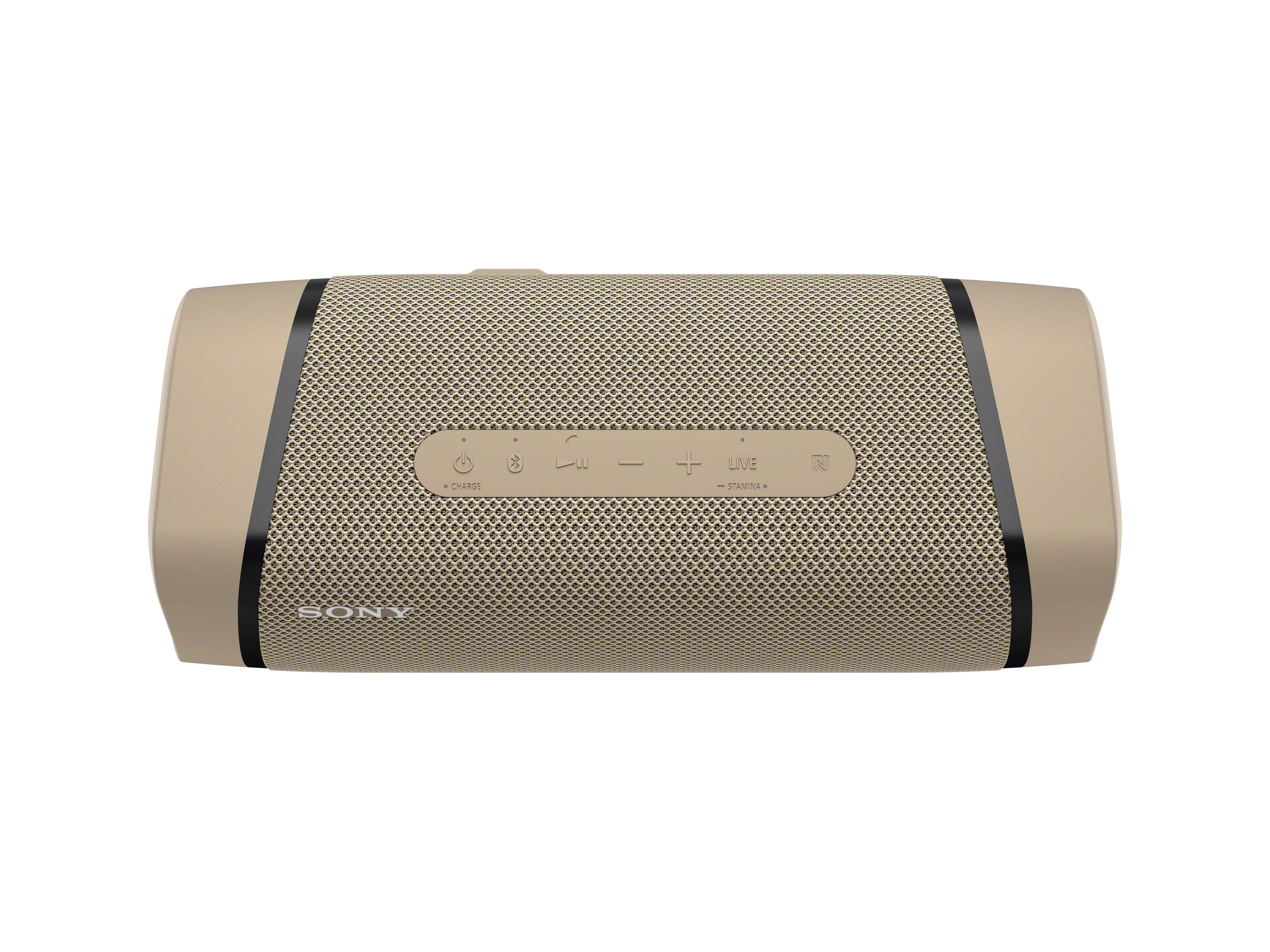 Sony SRS-XB33 EXTRA BASS Wireless Waterproof Bluetooth Portable Speaker, Taupe - Image 14