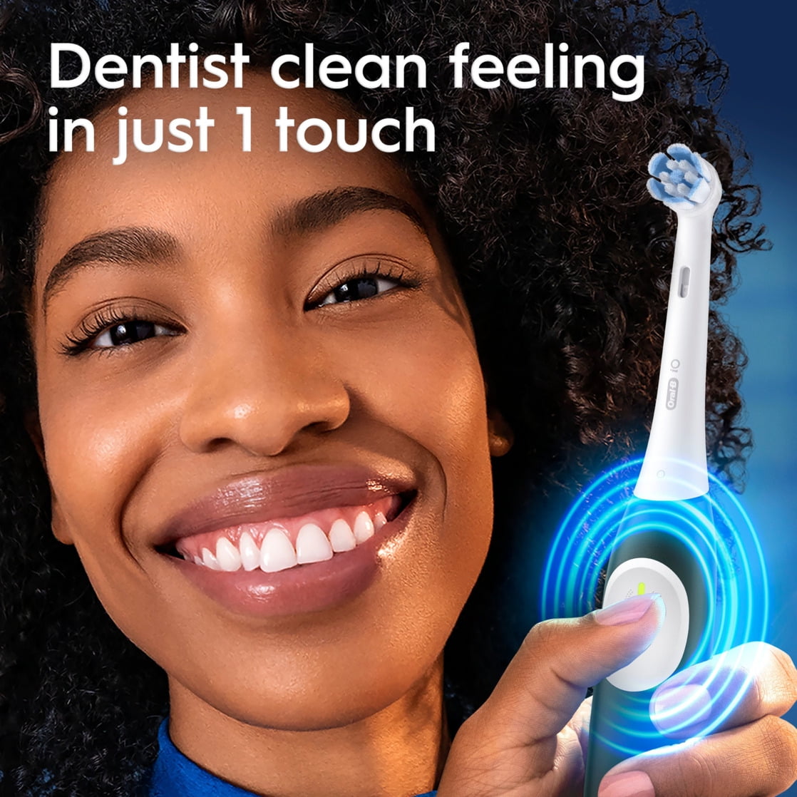 Oral-B iO Series 2 Rechargeable Electric Powered Toothbrush Starter Kit, Forest Green with 2 Brush Heads - Automatic Pressure Sensor to Protect Gums - 3 Modes - 2 Min Timer - Image 11