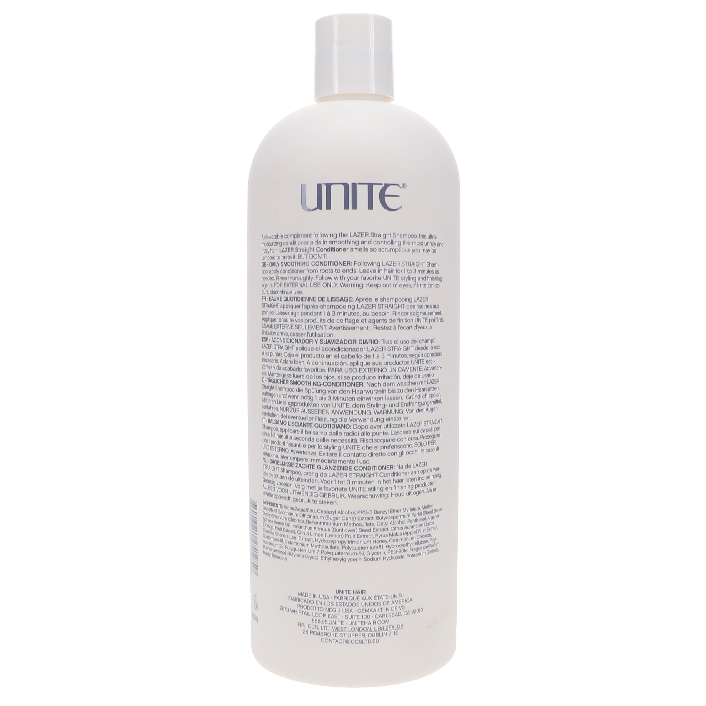 UNITE LAZER Straight Smoothing Conditioner, 33oz - Image 3