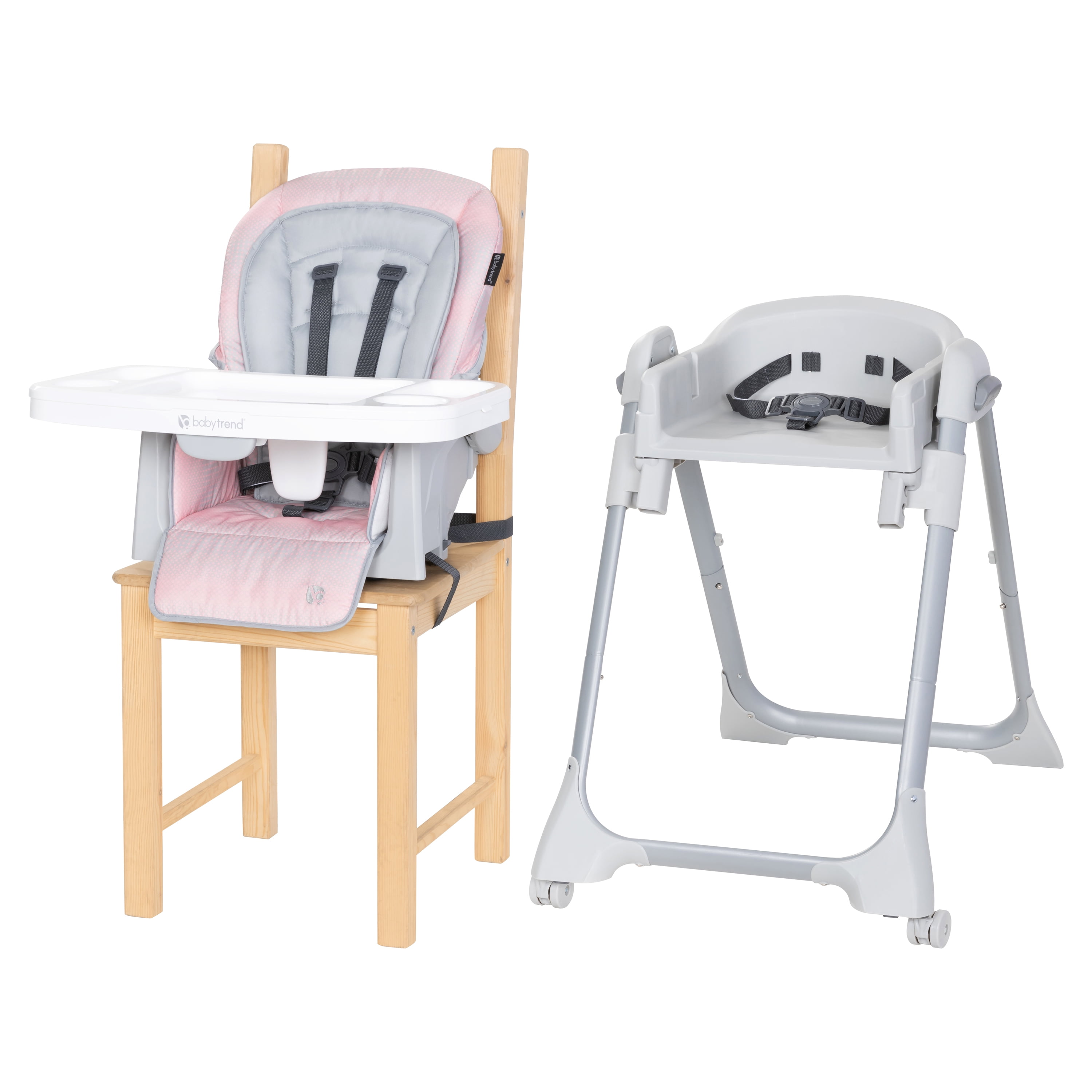 Baby Trend Everlast 7-in-1 High Chair for Babies and Toddler, Pink Stone - Image 7