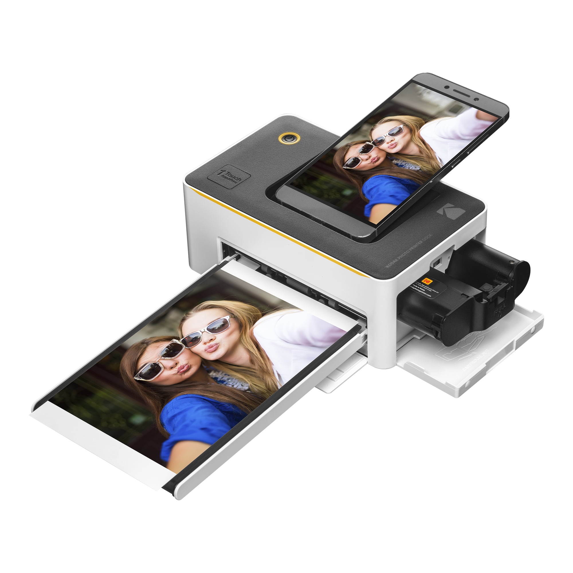 Kodak Dock Premium 4x6” Portable Instant Photo Printer (2021 Edition) Bundled with 130 Sheets | Full Color Photos, 4Pass & Lamination Process | Compatible with iOS, Android, and Bluetooth Devices - Image 3