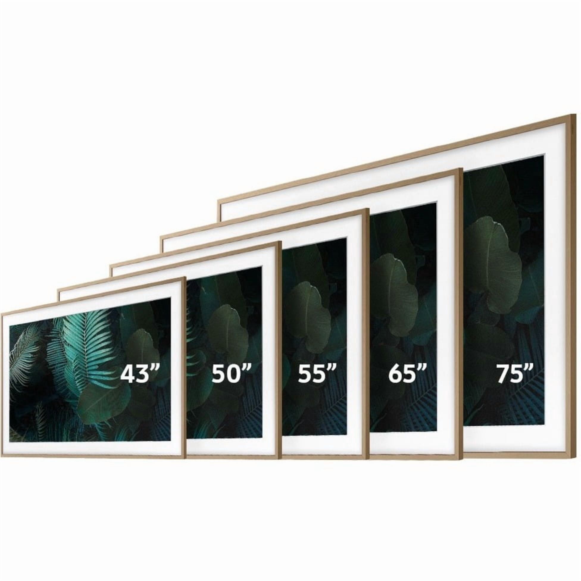 Samsung 2021 50" The Frame Customizable Bezel Modern Teak VGSCFA50TKBZA - Image 3