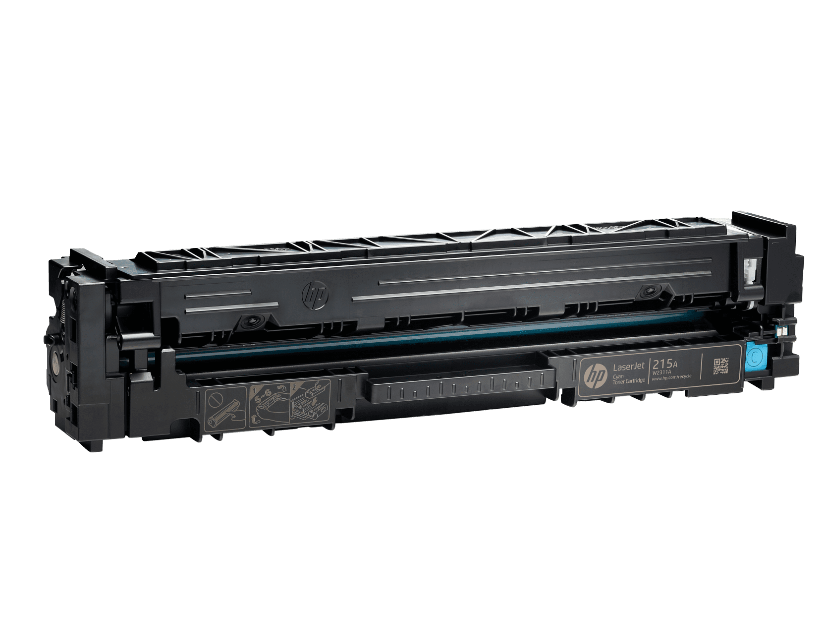 HP 215A Cyan Original LaserJet Toner Cartridge, ~850 pages, W2311A - Image 3