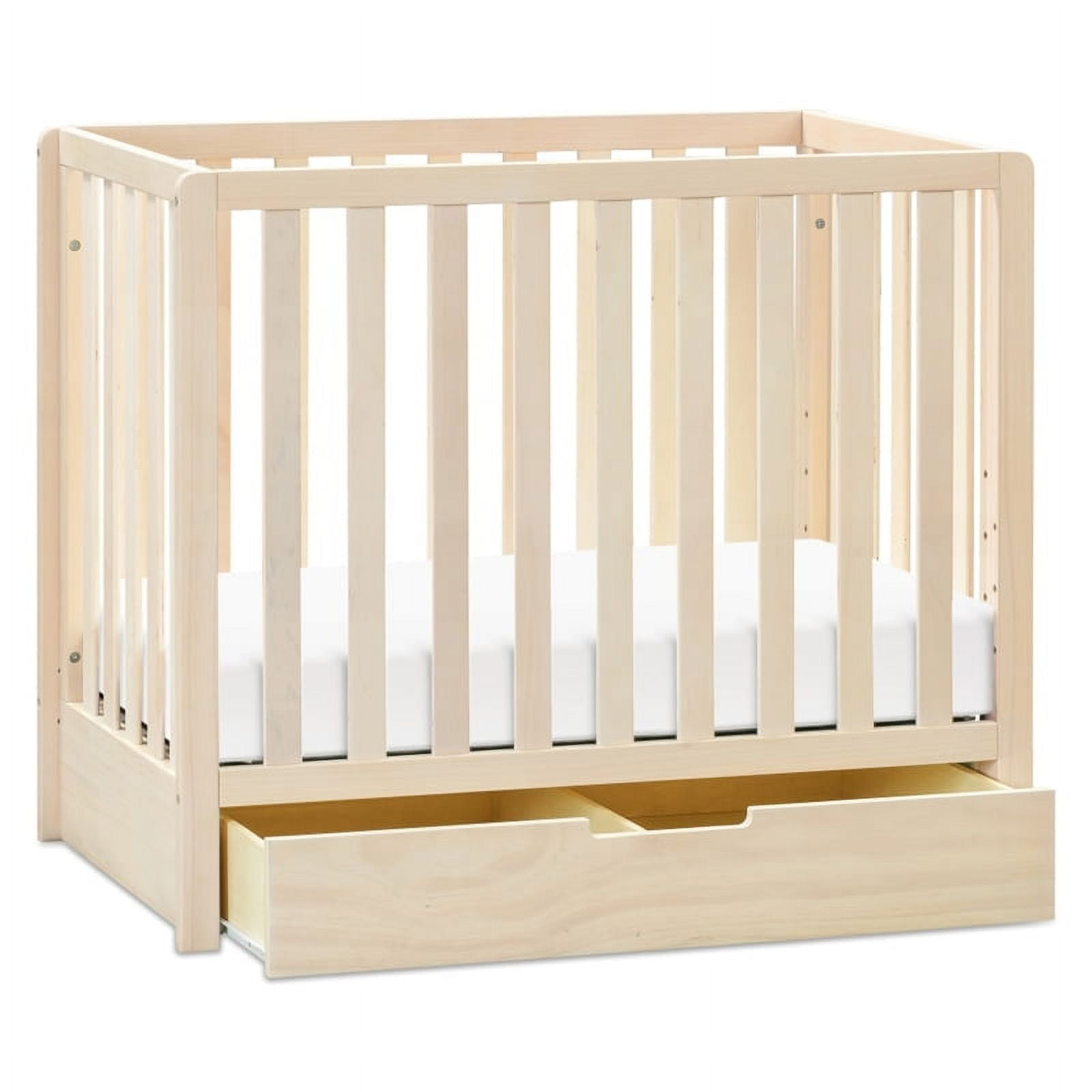Carter's by DaVinci Colby 4-in-1 Convertible Mini Crib with Trundle in Washed Natural - Image 8