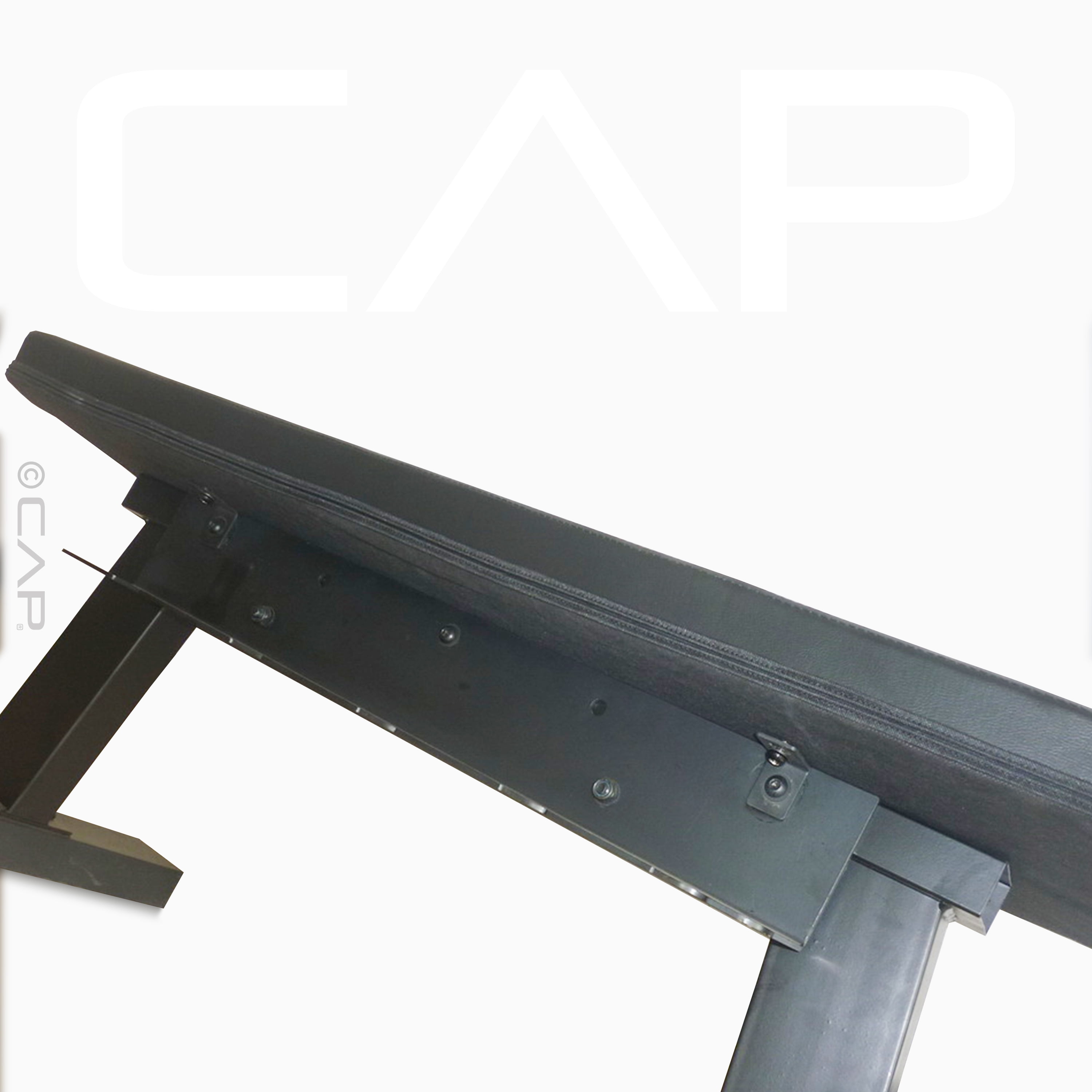 CAP Deluxe Exercise Training Flat Bench with Dumbbell Storage (Weight Capacity 600lb) - Image 5