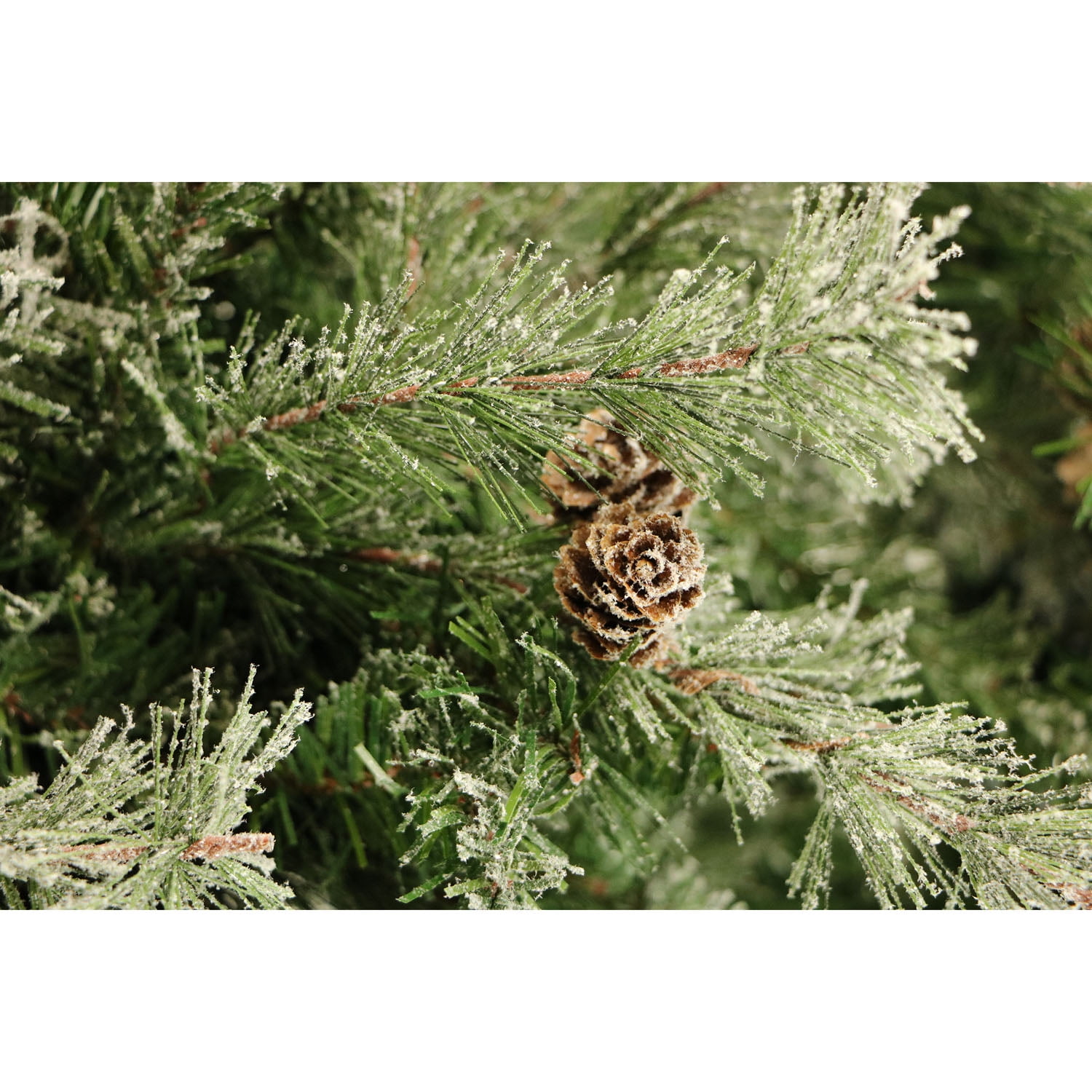 Fraser Hill Farm 7.5-Ft. Flocked Buffalo Fir Christmas Tree, FFBF075-0SN - Image 11