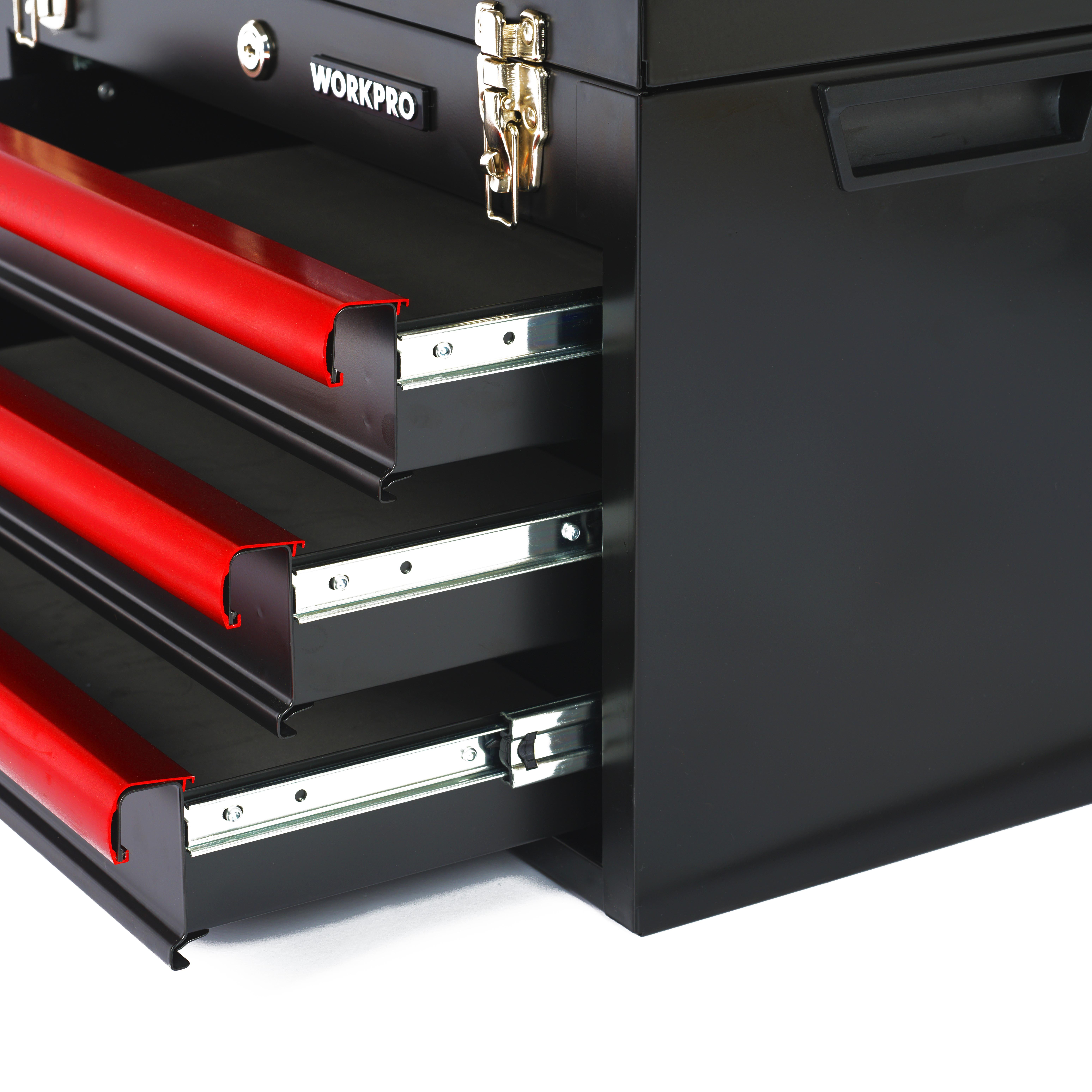 WORKPRO 408-Piece Auto Repair Tool Set,Mechanics Tool Set,General Household Home Repair Tool Kit with 3-Drawer Heavy Duty Metal Box,Hand Tool Kit - Image 5