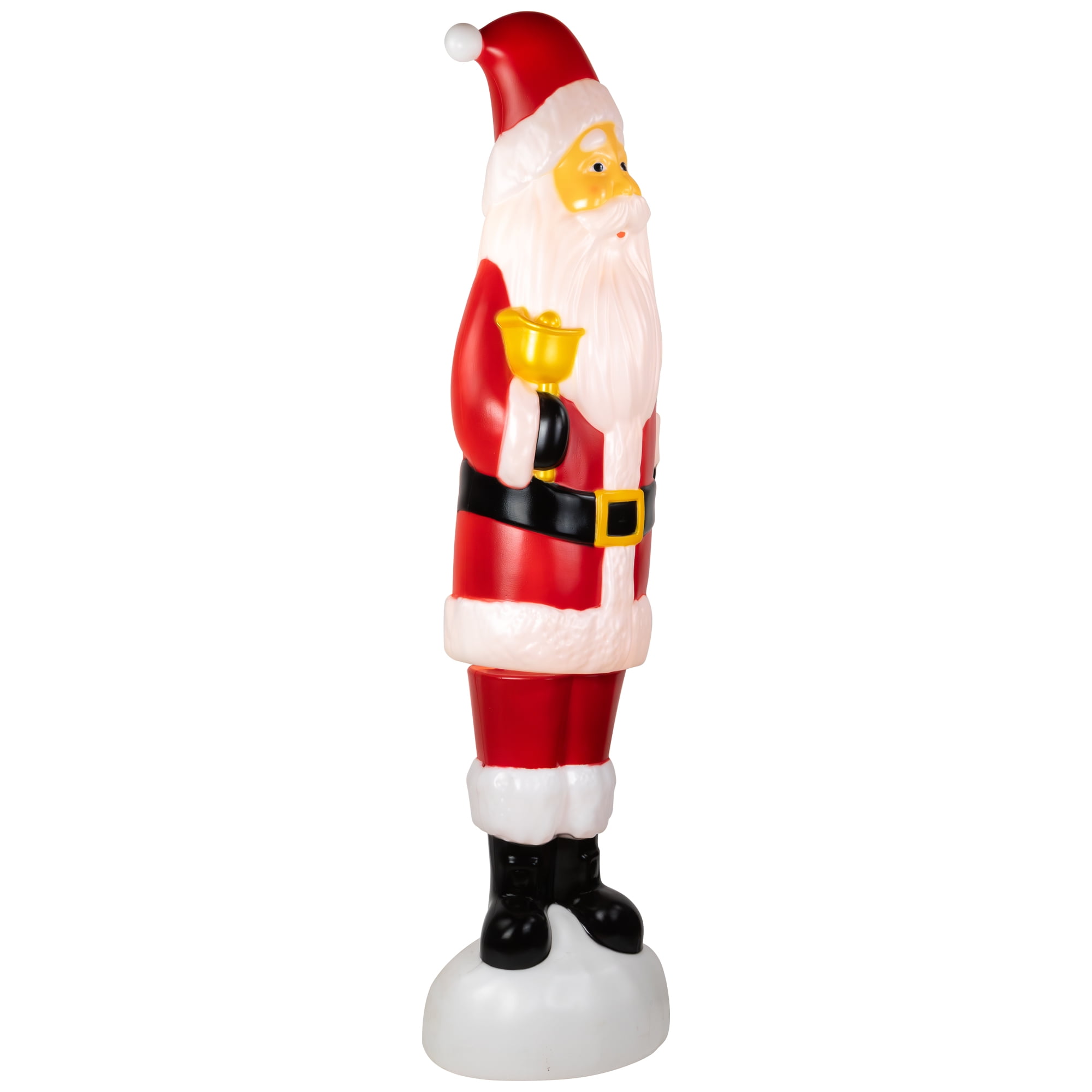 Northlight Lighted Blow Mold Santa Claus Outdoor Christmas Decoration - 59" - Image 4