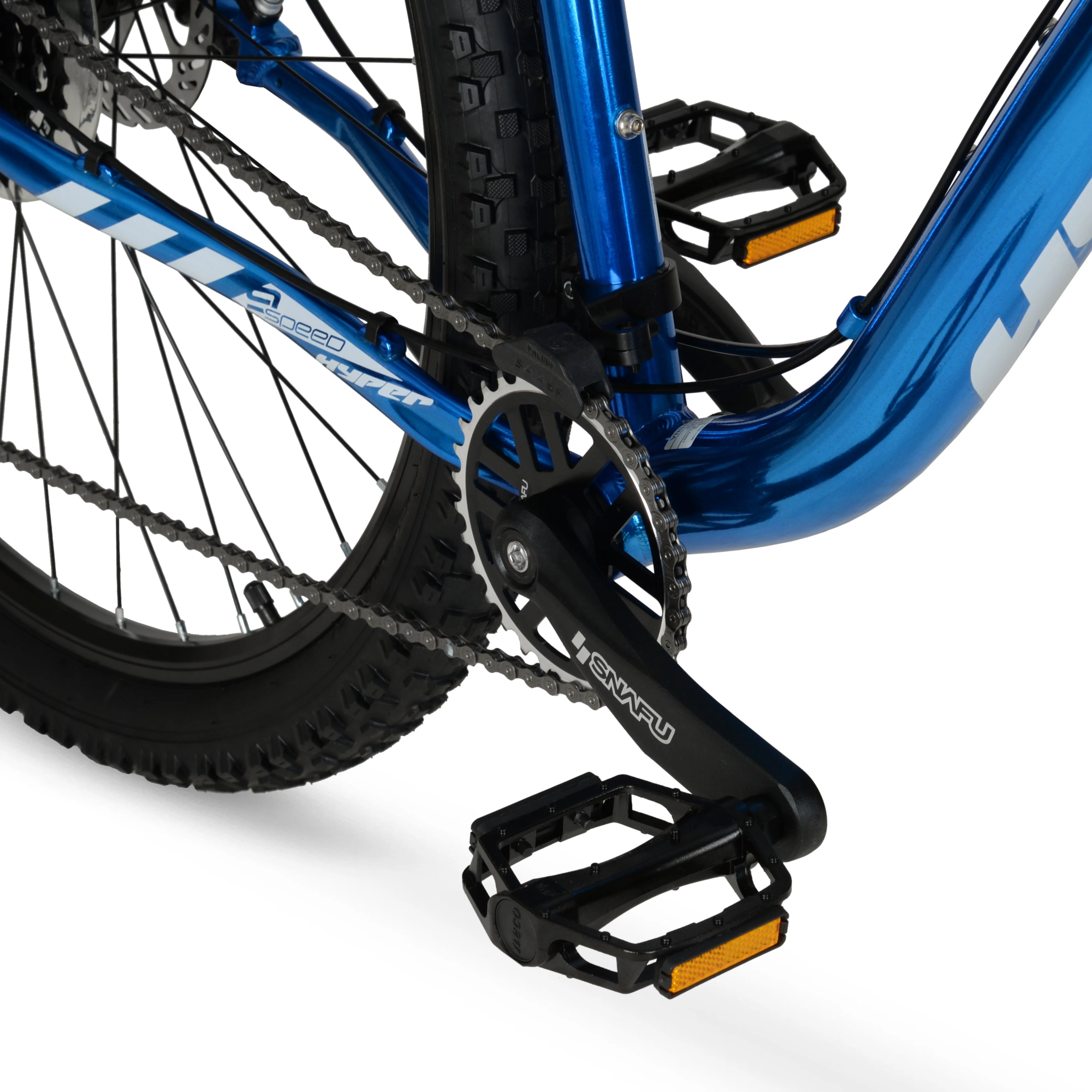 29" Hyper Bicycle Explorer Mountain Bike, 29" Wheels, Adults 14+ Years, Hard Tail, Blue - Image 9