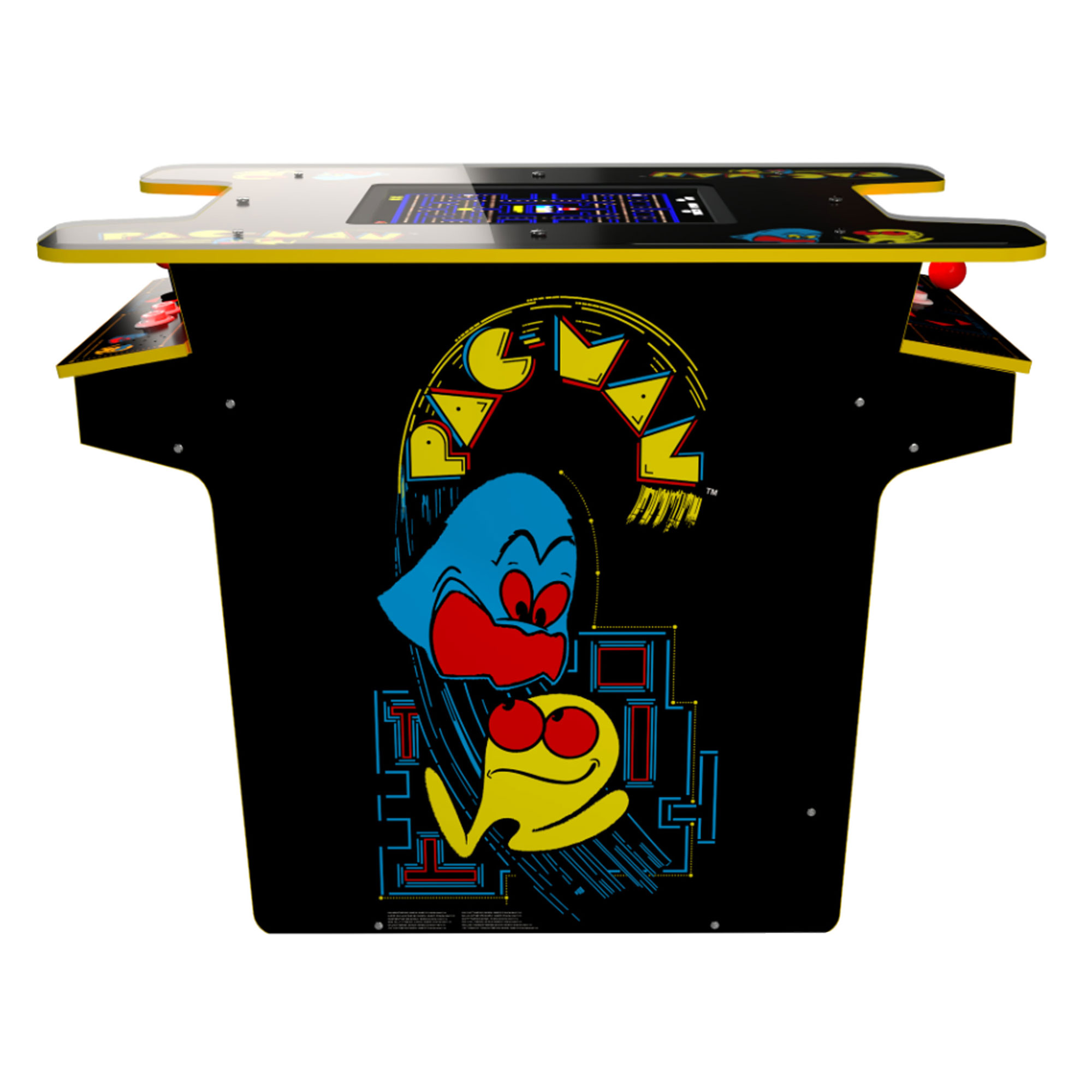 Arcade1UP - Pac-Man Head-to-head (H2H), 12 Games in 1, Gaming Table w-Lit Deck - Image 3