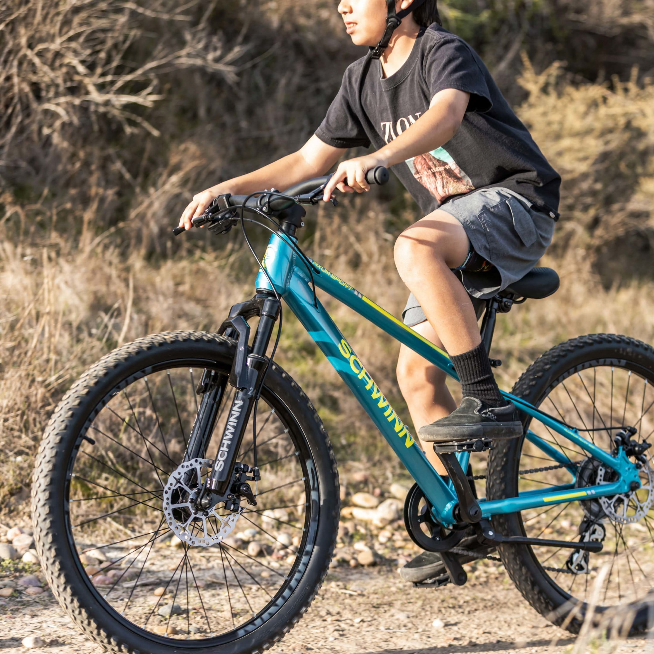Schwinn Axum Sport Youth Unisex 24-in. Mountain Bike, Blue - Image 6