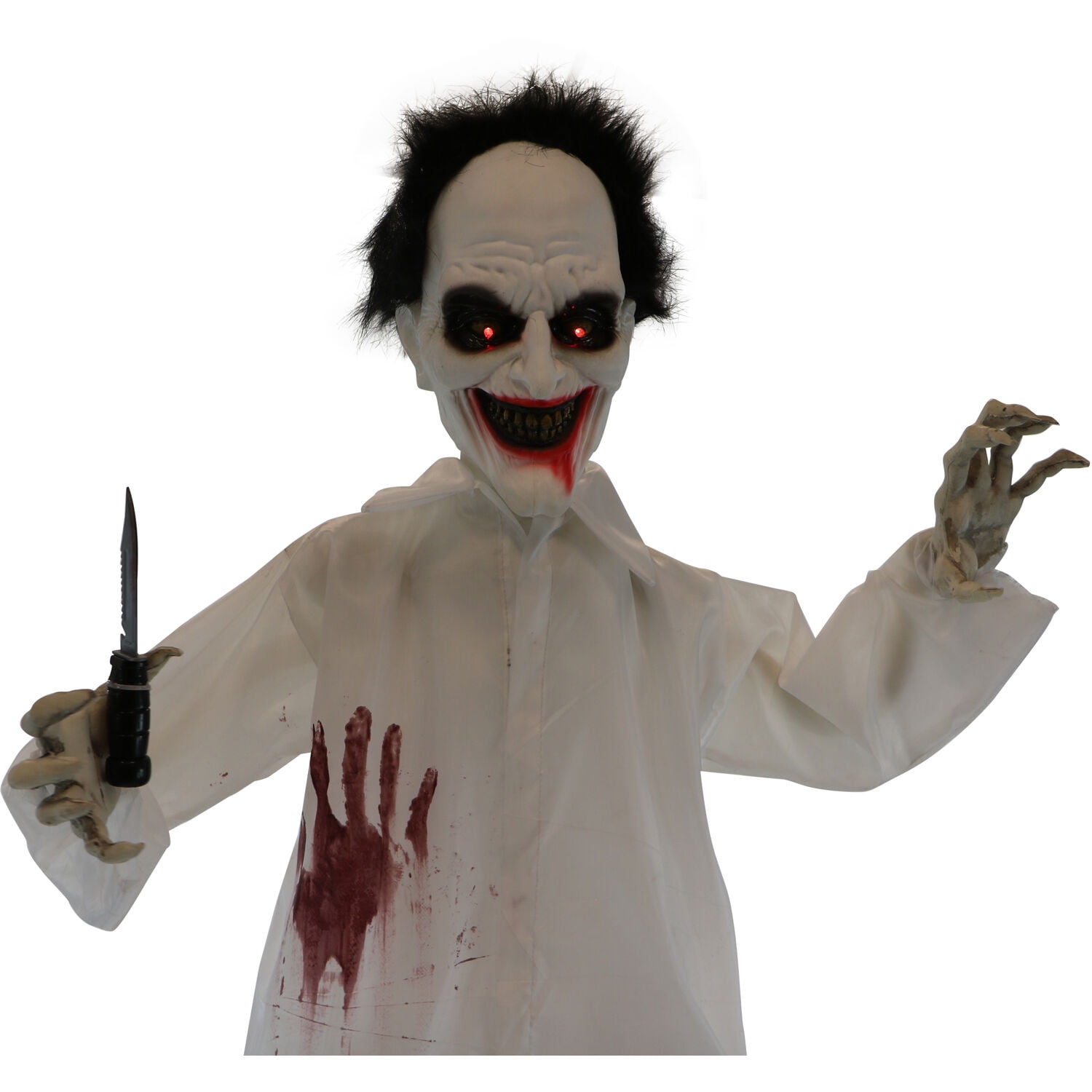 Haunted Hill Farm 5.75 ft Animatronic Halloween Doctor, Indoor/Covered Outdoor Halloween Decoration, HHDOC-3FLSA - Image 10