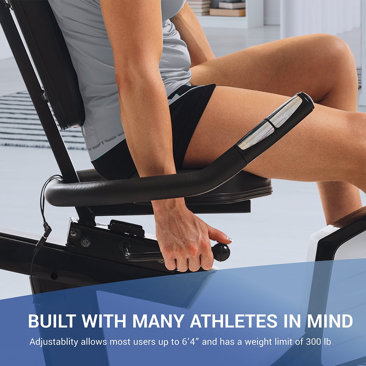 XTERRA Fitness SB250 Recumbent Bike with Advanced Console Features - Image 3