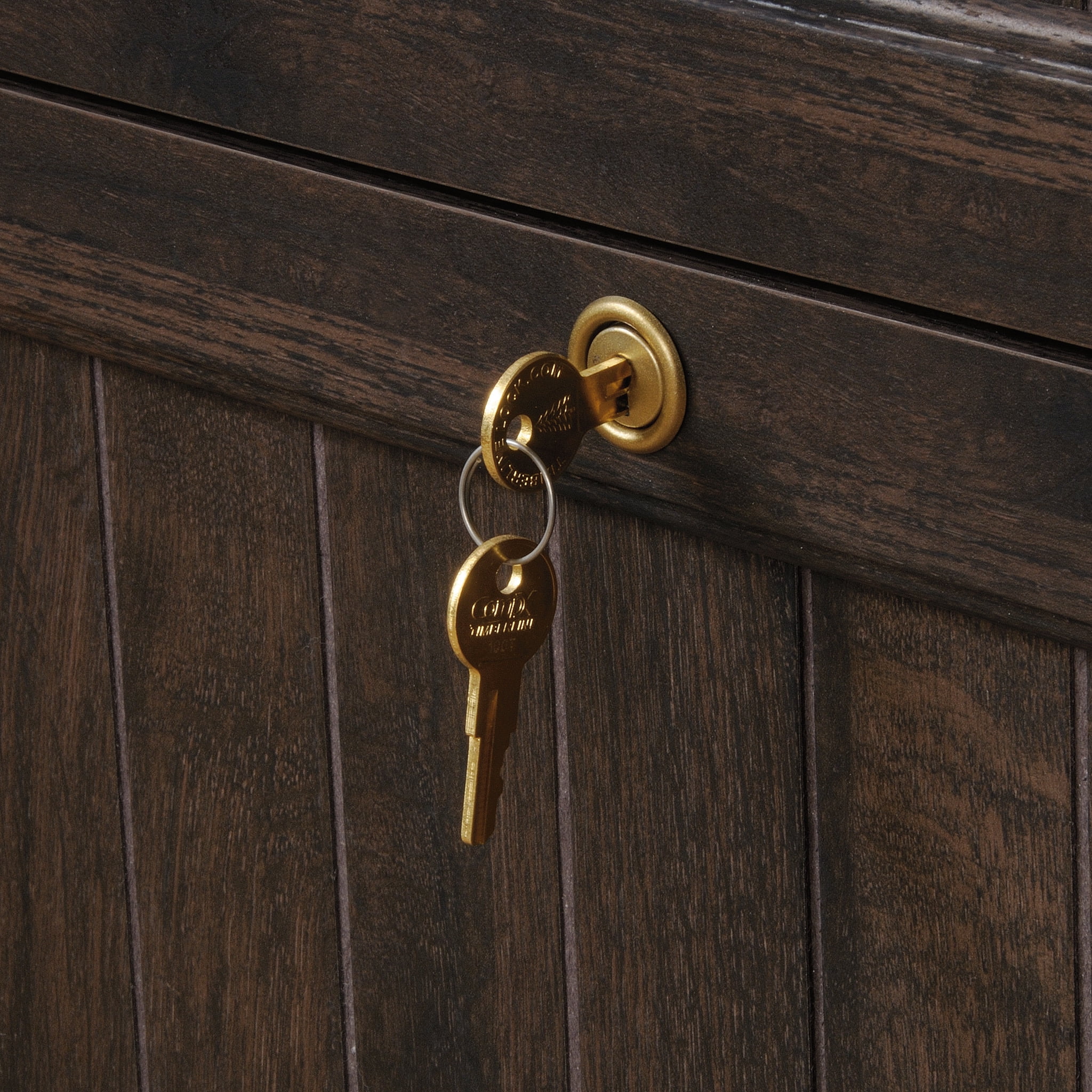 Sauder Costa 2-Drawer Lateral File Cabinet, Coffee Oak Finish - Image 9