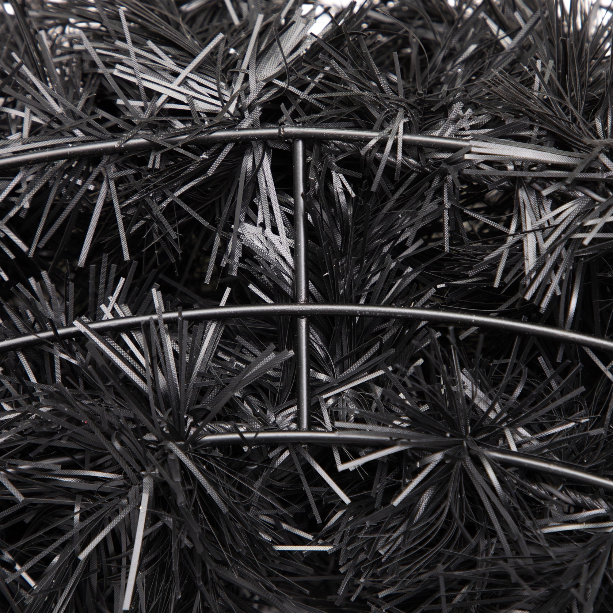 Northlight Colorado Spruce Artificial Halloween Wreath - 36" - Black - Unlit - Image 6