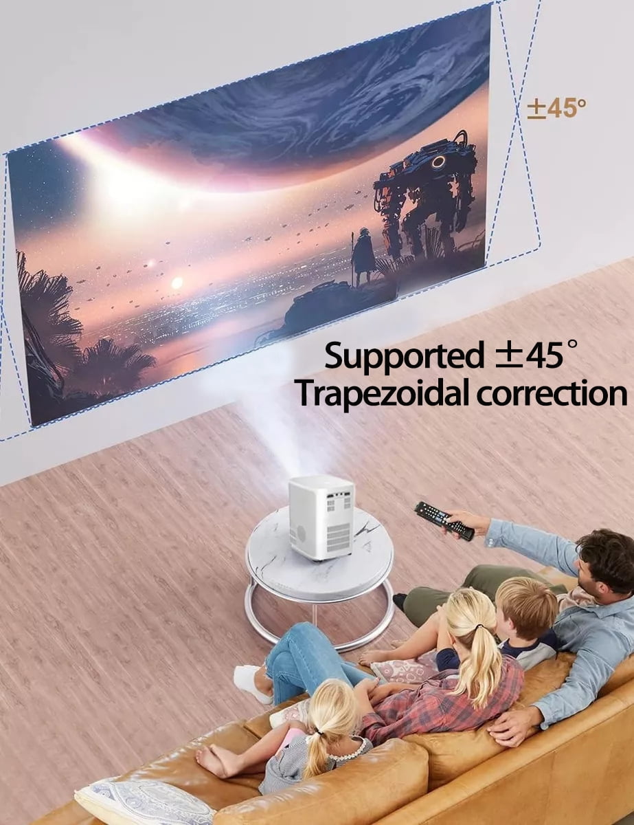 APEMAN LC450 Mini Portable Projector ,LCD Home Theater Support 1080P,120 inch Screen, 50000Hrs - Image 3