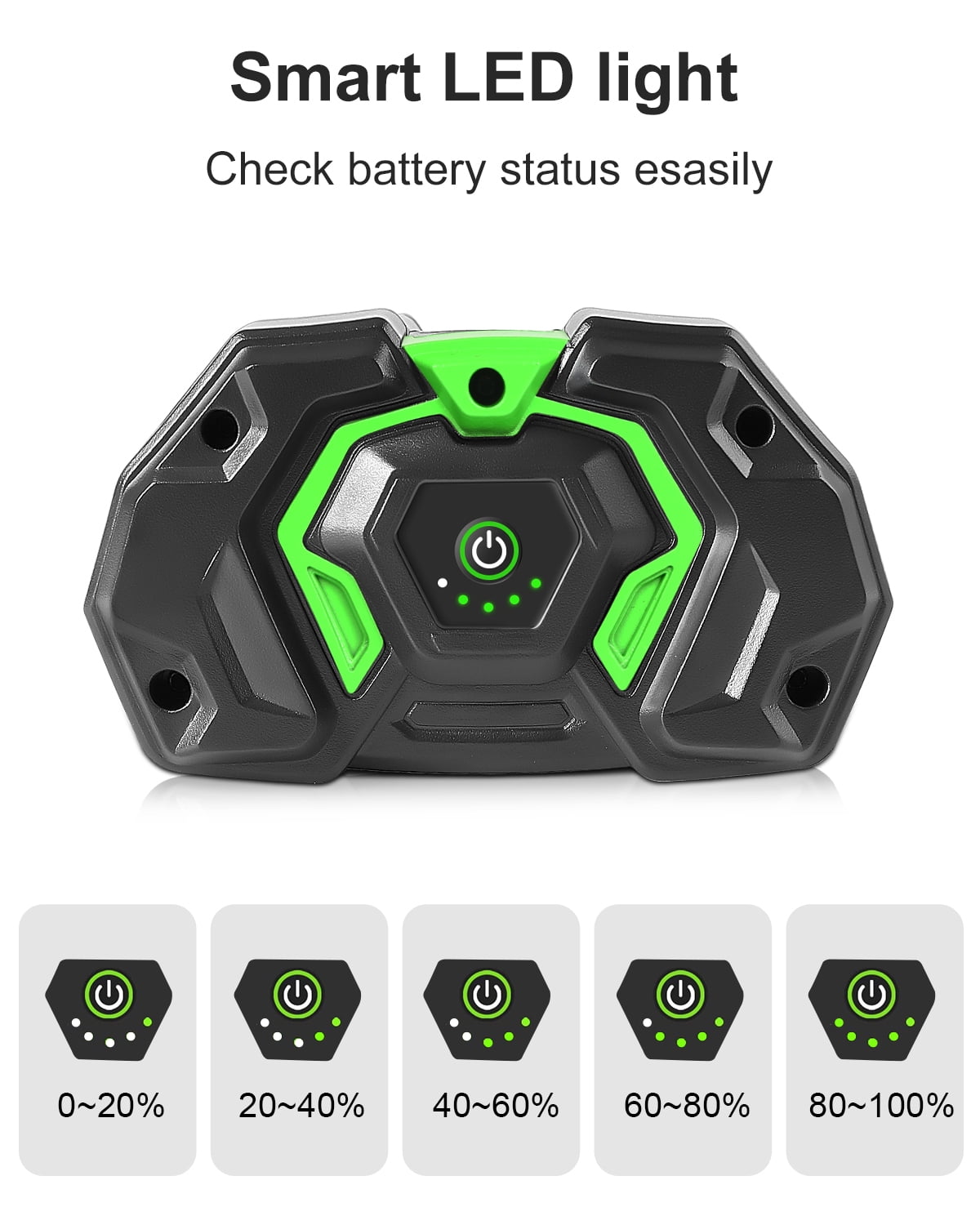 5.0Ah Replacement for EGO 56V Lithium Battery BA2800T BA2800 5000mah with Fuel Gauge, Compatible with Ego Power Tools - Image 6