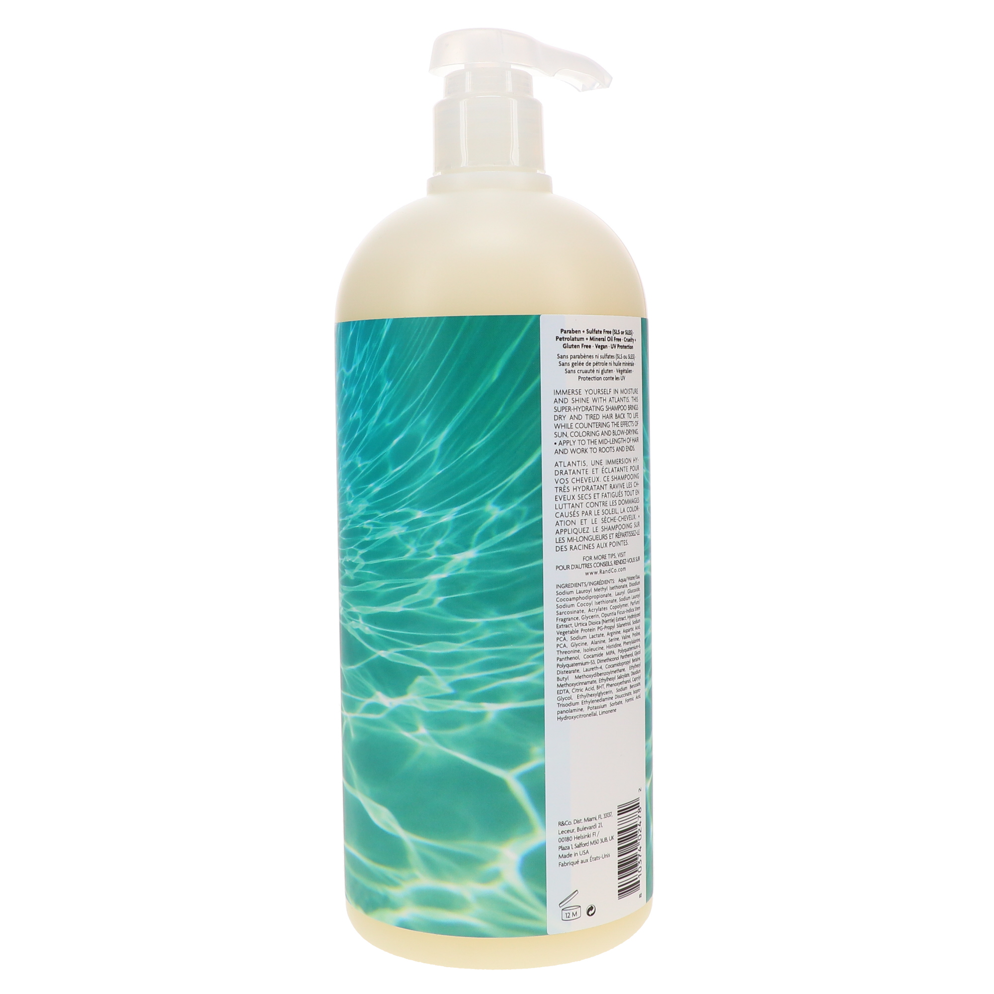 R+Co Atlantis Moisturizing B5 Shampoo 1000ml/33.8oz - Image 5