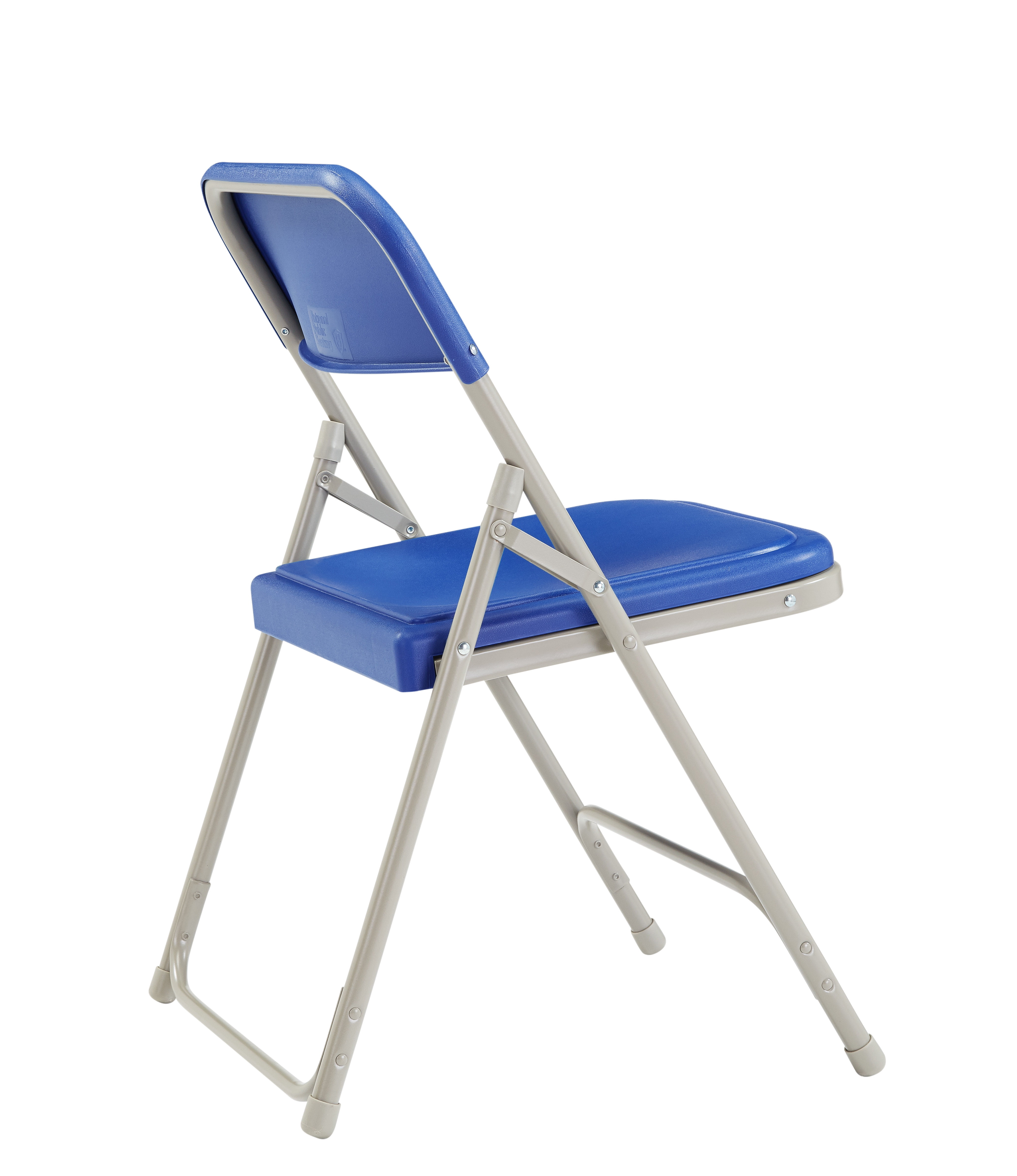 (Pack of 4) NPS 800 Series Premium Lightweight Plastic Folding Chair, Blue - Image 7