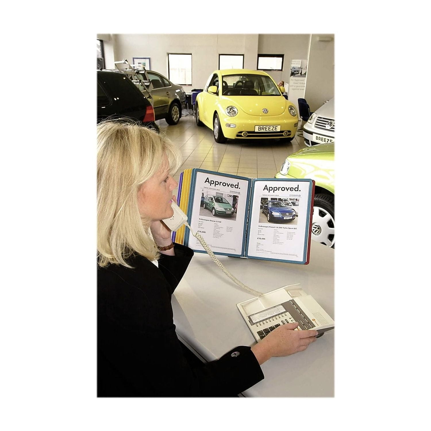 DURABLE Desktop Reference System, 10 Double-Sided Panels, Letter-Size, Assorted Colors, VARIO Design (536000) - Image 6