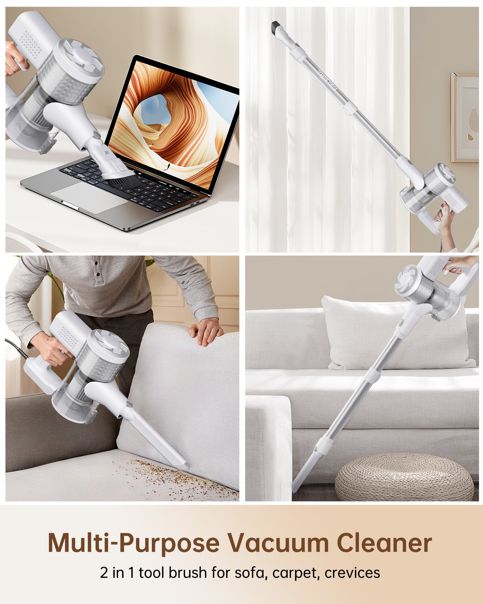 ZUSBYI Handheld Vacuum Cleaner - Telescopic Tube - Image 5