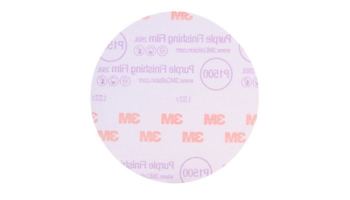 3M 30667 50/Carton Hookit P1500 Grit 6 in. Finishing Film 260L Abrasive Discs - Purple - Image 7