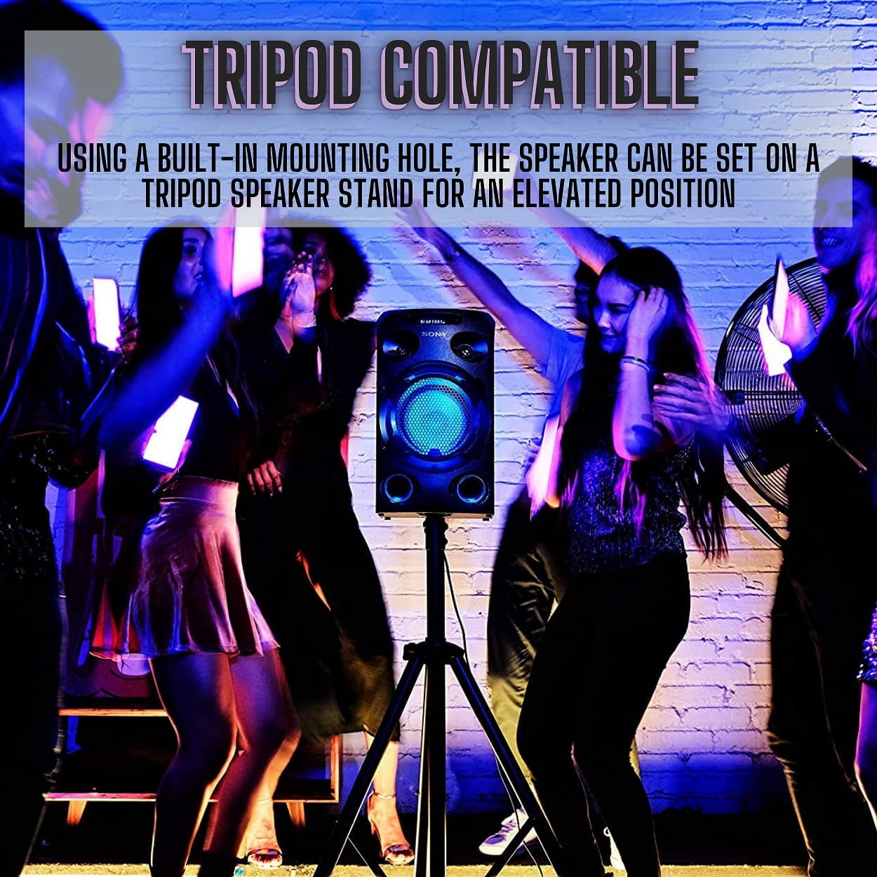 Sony MHC-V02, Compact High Power Party Speaker. One Box Music System, Black - Image 4