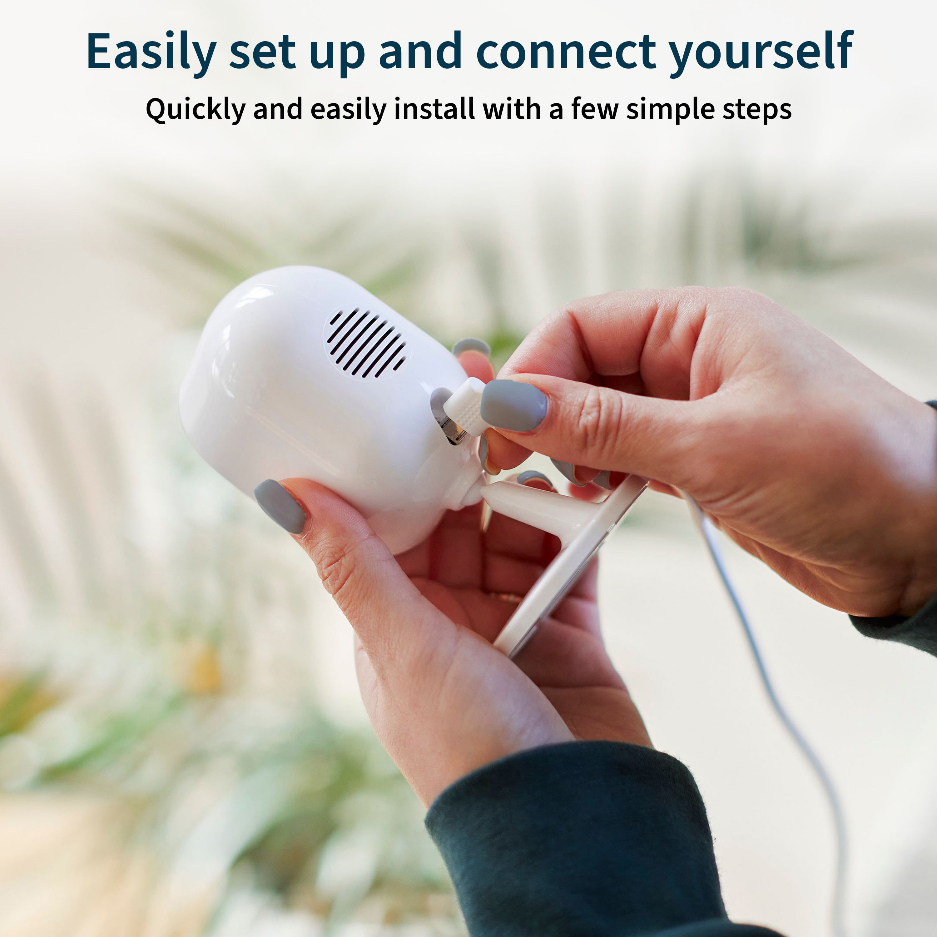 Arlo Essential Indoor Camera - 1080p Video with Privacy Shield, Plug-in, Night Vision, 2-Way Audio, Siren, Direct to WiFi No Hub Needed, Wireless Security, White - VMC2040 - Image 5