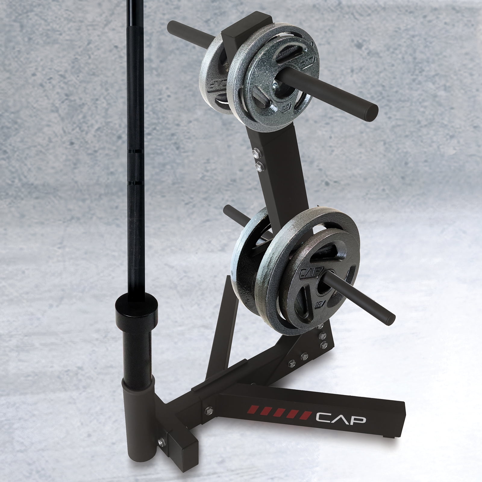 CAP Hybrid Olympic and Standard Weight Plate Storage Rack - Image 4