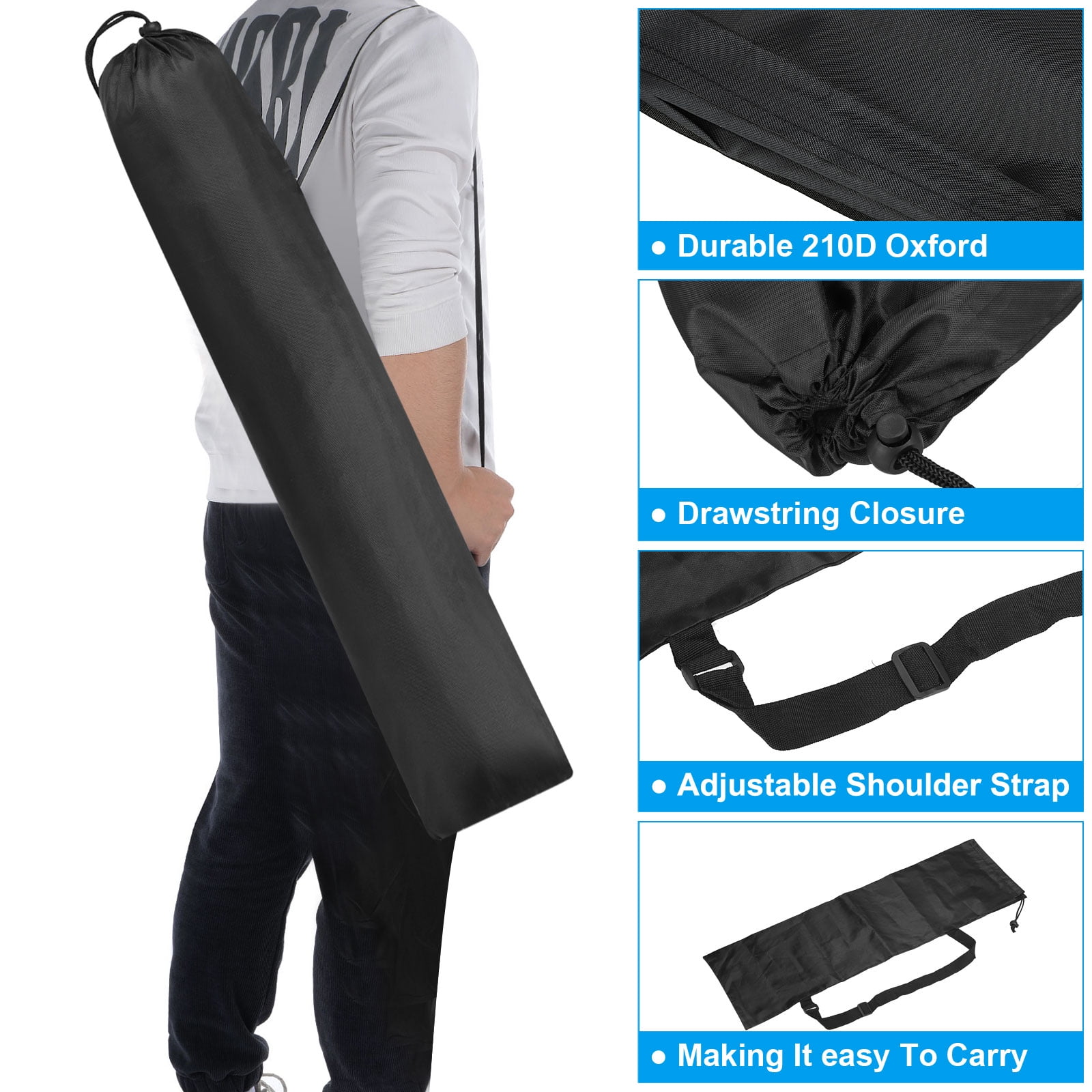 38x10" Camp Chair Replacement Bag Folding Camping Chair Carry Bag Tripod Case Bag with Handle - Image 6