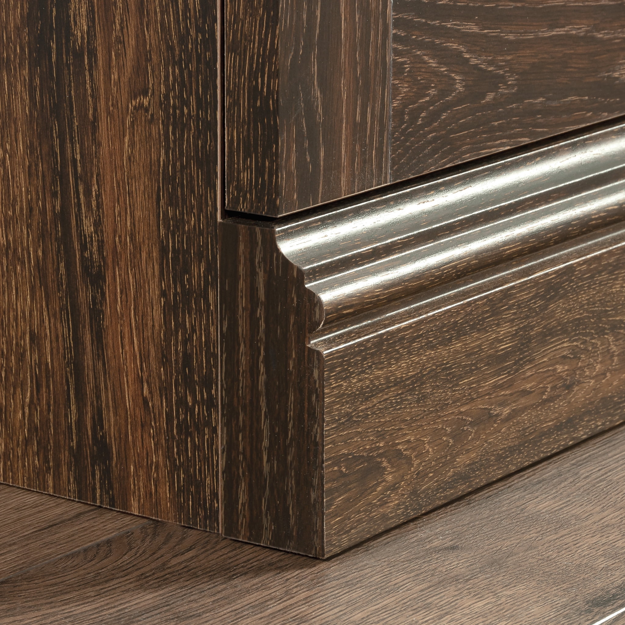 Sauder Barrister Lane Lateral File Cabinet, Iron Oak Finish - Image 3