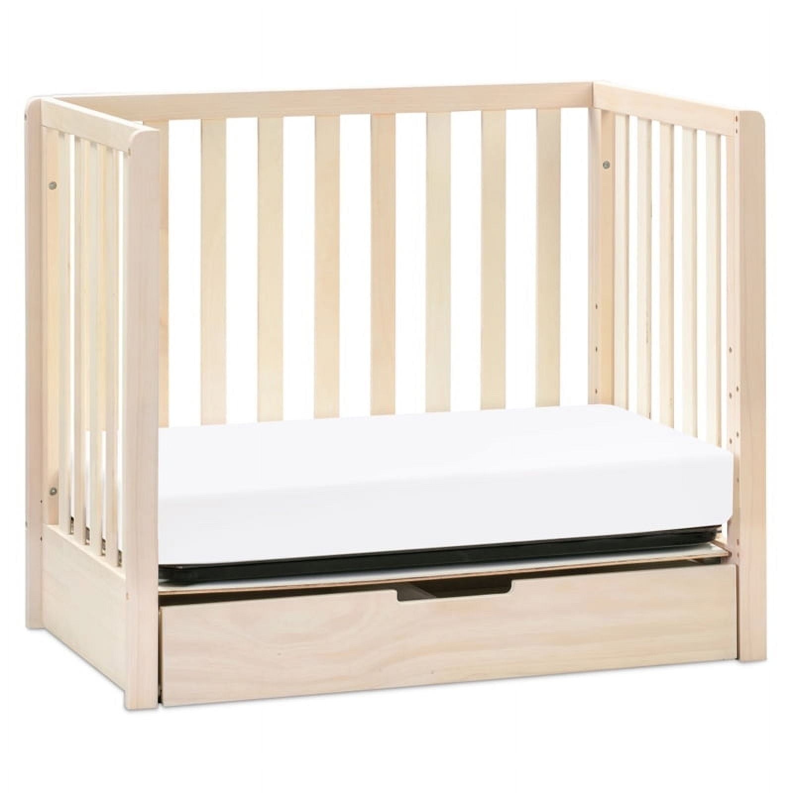 Carter's by DaVinci Colby 4-in-1 Convertible Mini Crib with Trundle in Washed Natural - Image 5