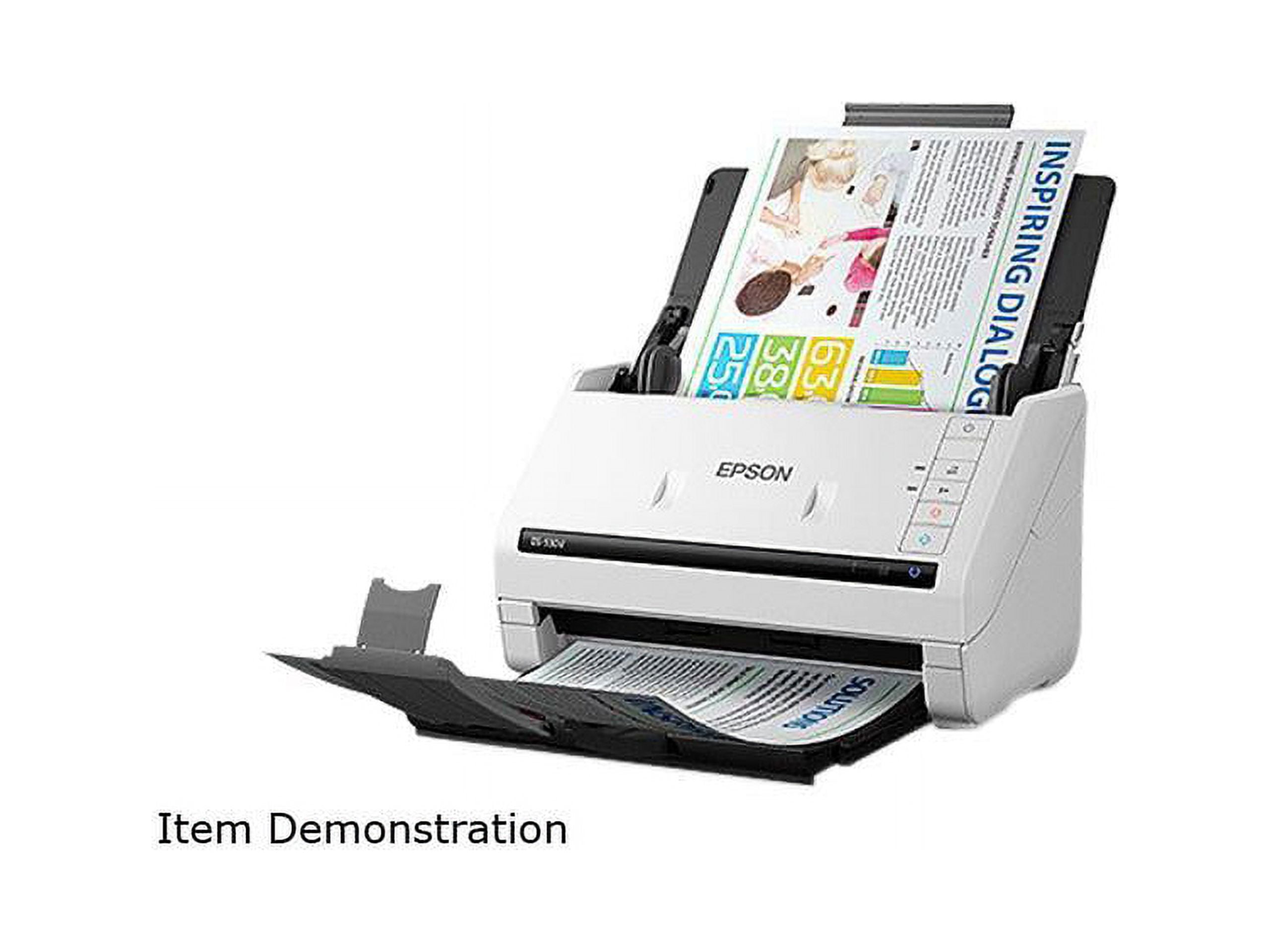 Epson B11B261202 DS-530 II 600 dpi Optical Resolution Color Duplex Document Scanner - 50-Sheet Duplex Auto Document Feeder - Image 4