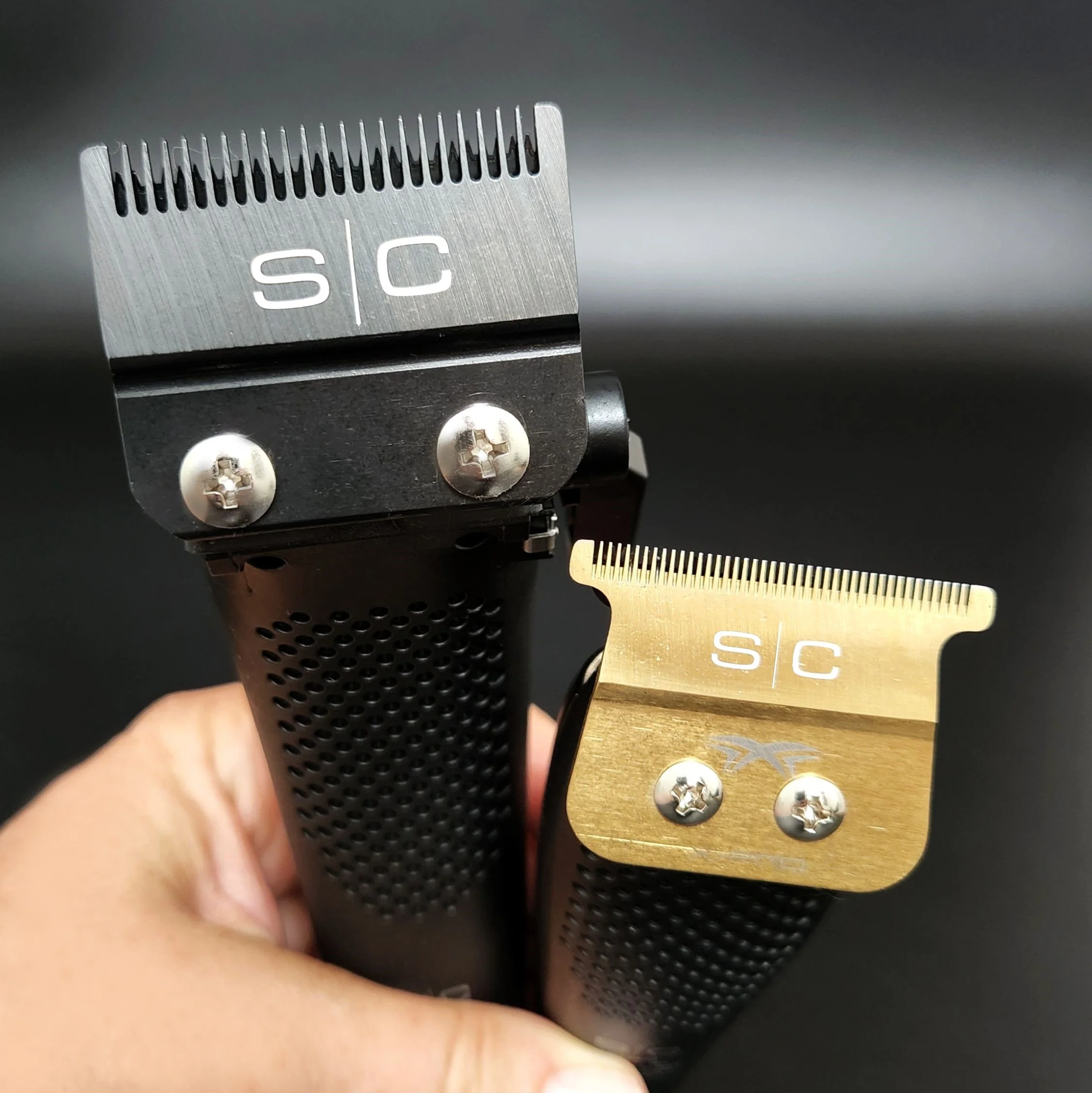 StyleCraft Rogue 9V Cordless Magnetic Motor Clipper and Trimmer Combo Set, SC201N, Silver - Image 6