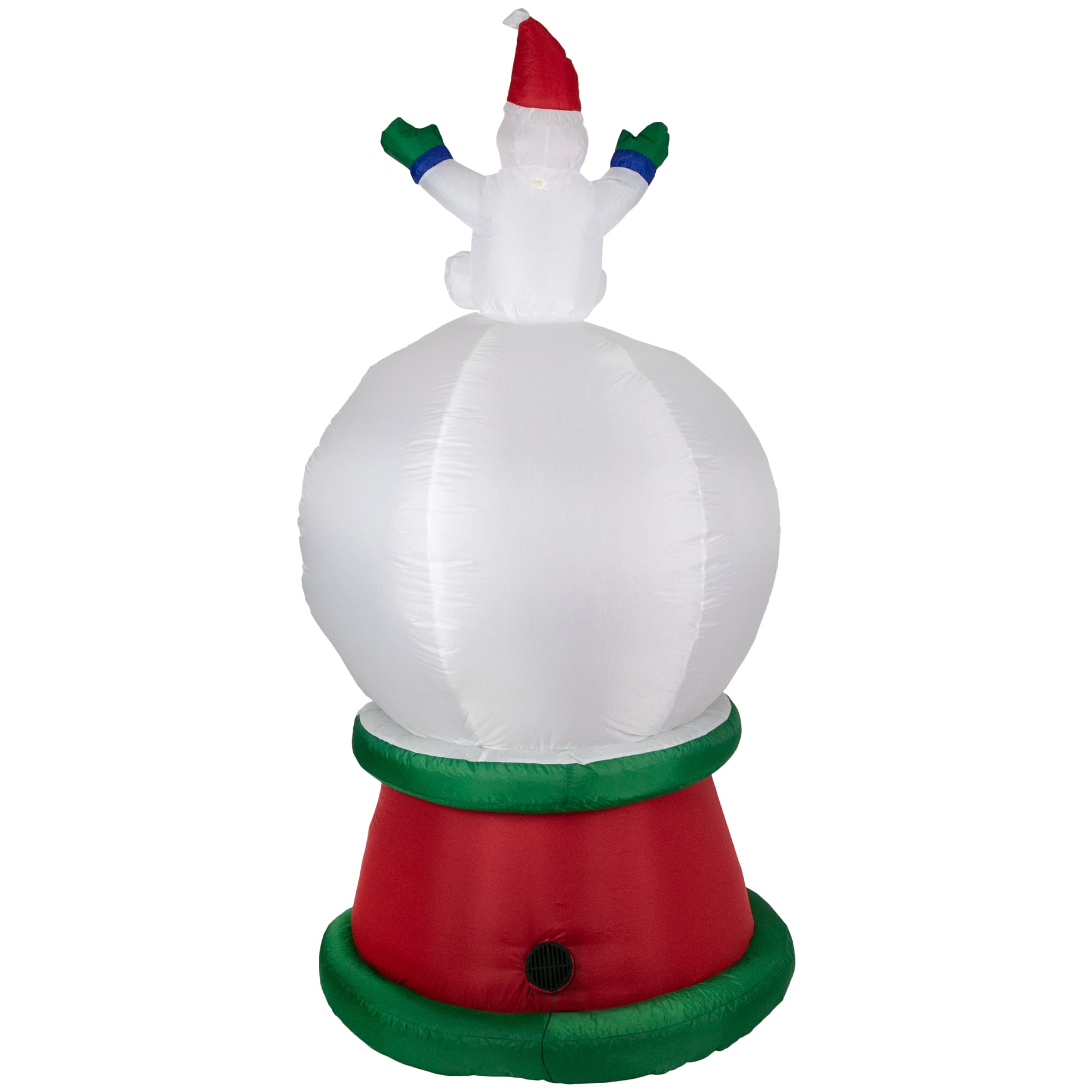 Northlight Lighted Inflatable Santa and Friends Snow Globe Outdoor Christmas Decoration - 6.75' - Image 5