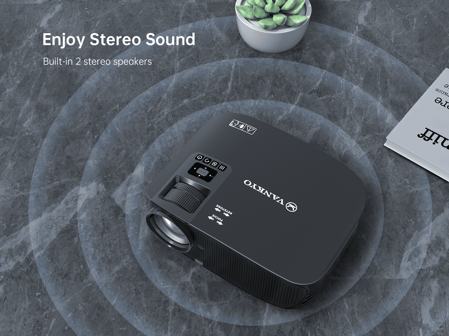 VANKYO Leisure 510W HD Projector, Portable Movie, Wireless connection Projector, with Built-in Office Software - Image 6