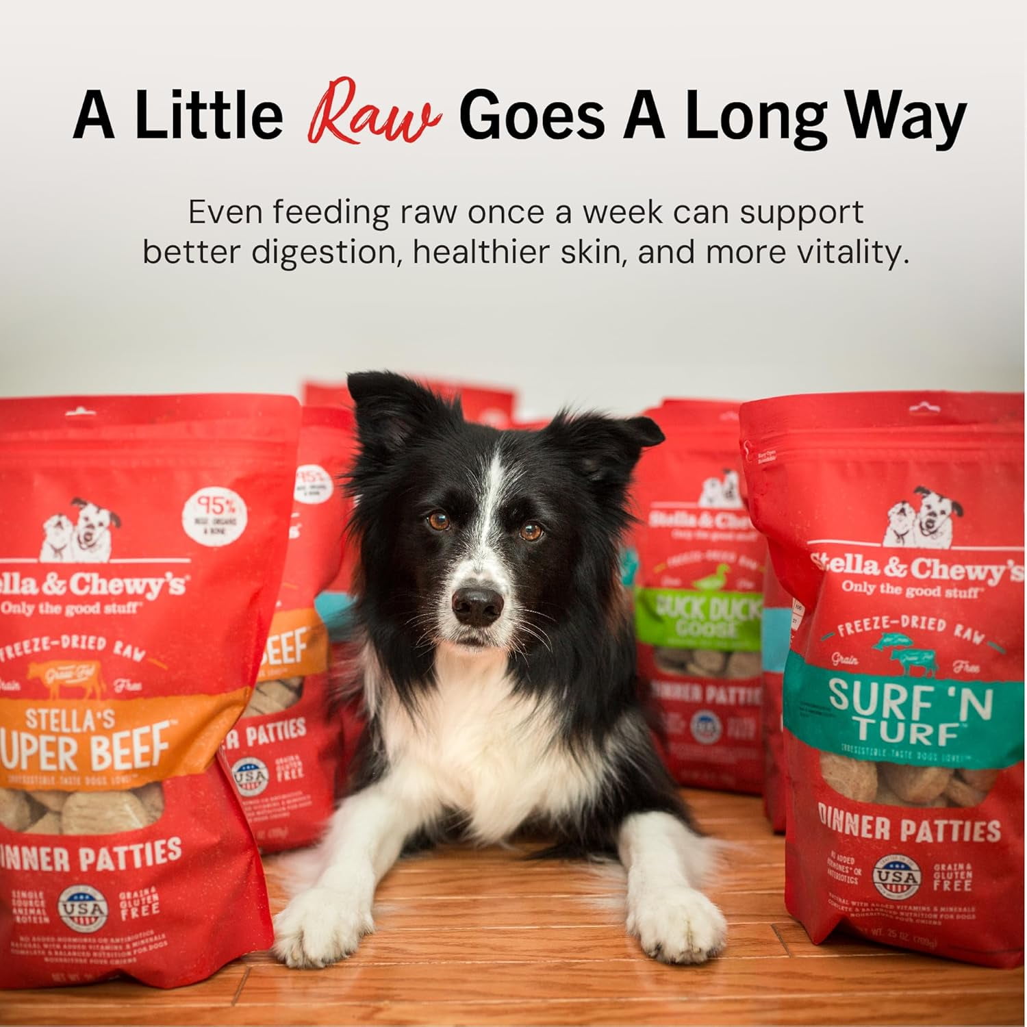 Stella & Chewy's Freeze-Dried Raw Dinner Patties for Dogs - Stella's Super Beef Recipe - 25 Ounce Bag - Image 6