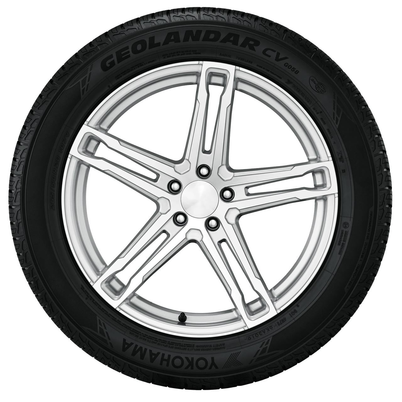Yokohama Geolandar CV G058 All Season 255/55R18 109V XL SUV/Crossover Tire - Image 6