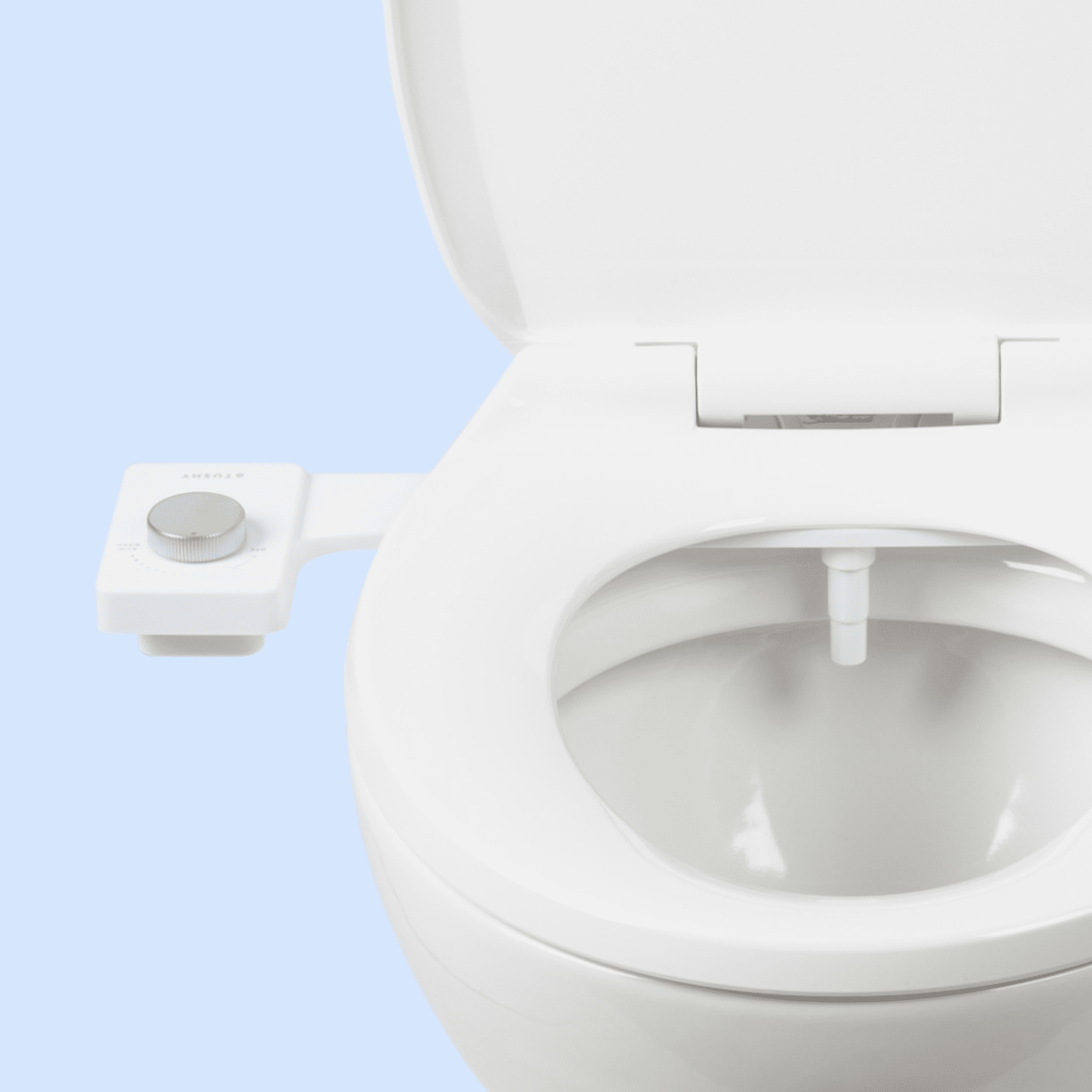 TUSHY Fresh Ultra Slim Toilet Seat Bidet Attachment, Self-Cleaning, One Size, Easy Installation, Silver - Image 5