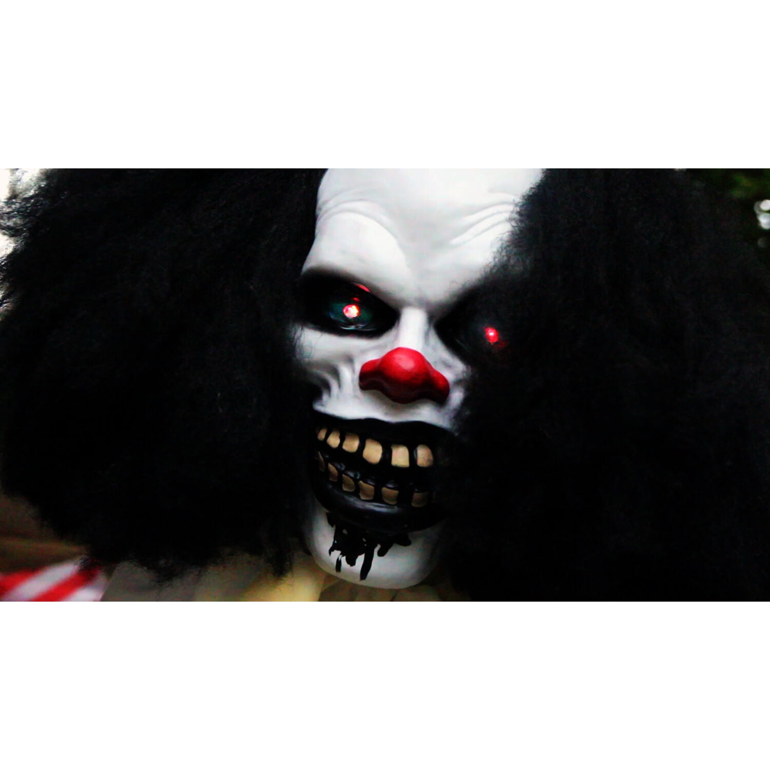 Haunted Hill Farm 6 ft Animatronic Clown with Doll, Life-Sized Halloween Prop, HHCLOWN-10FLSA - Image 12