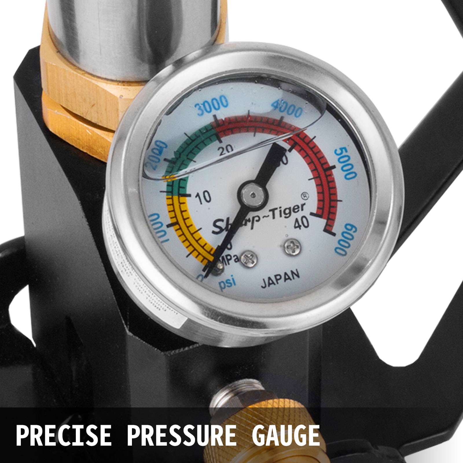 VEVOR 3 Stage PCP Air Gun Rifle Filling Stirrup Pump Hand Pump 4500PSI Charging Black New - Image 3