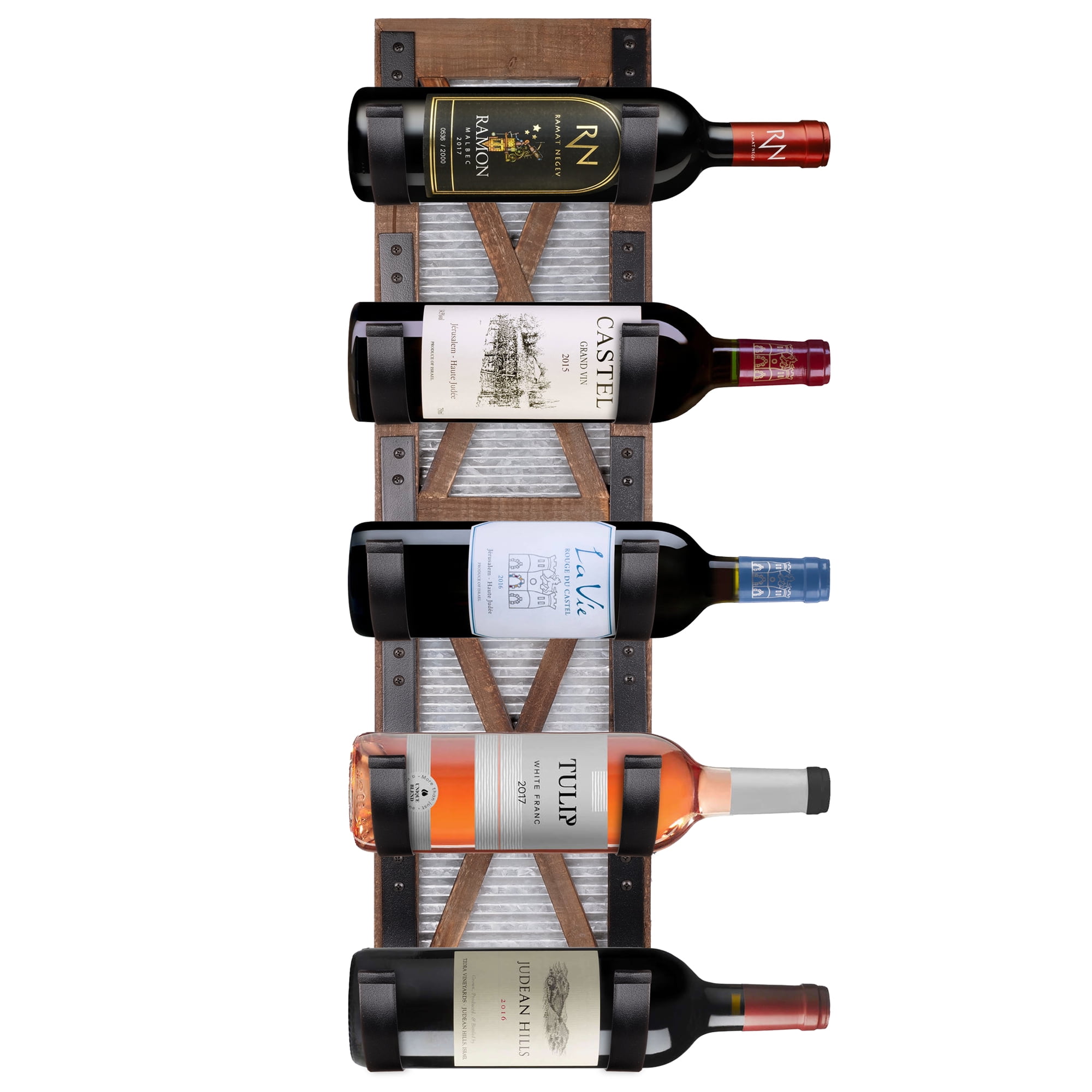 Autumn Alley Wooden Barn Door Rustic Towel Rack – Farmhouse Wine Rack – Rustic Bathroom Decor - Image 5