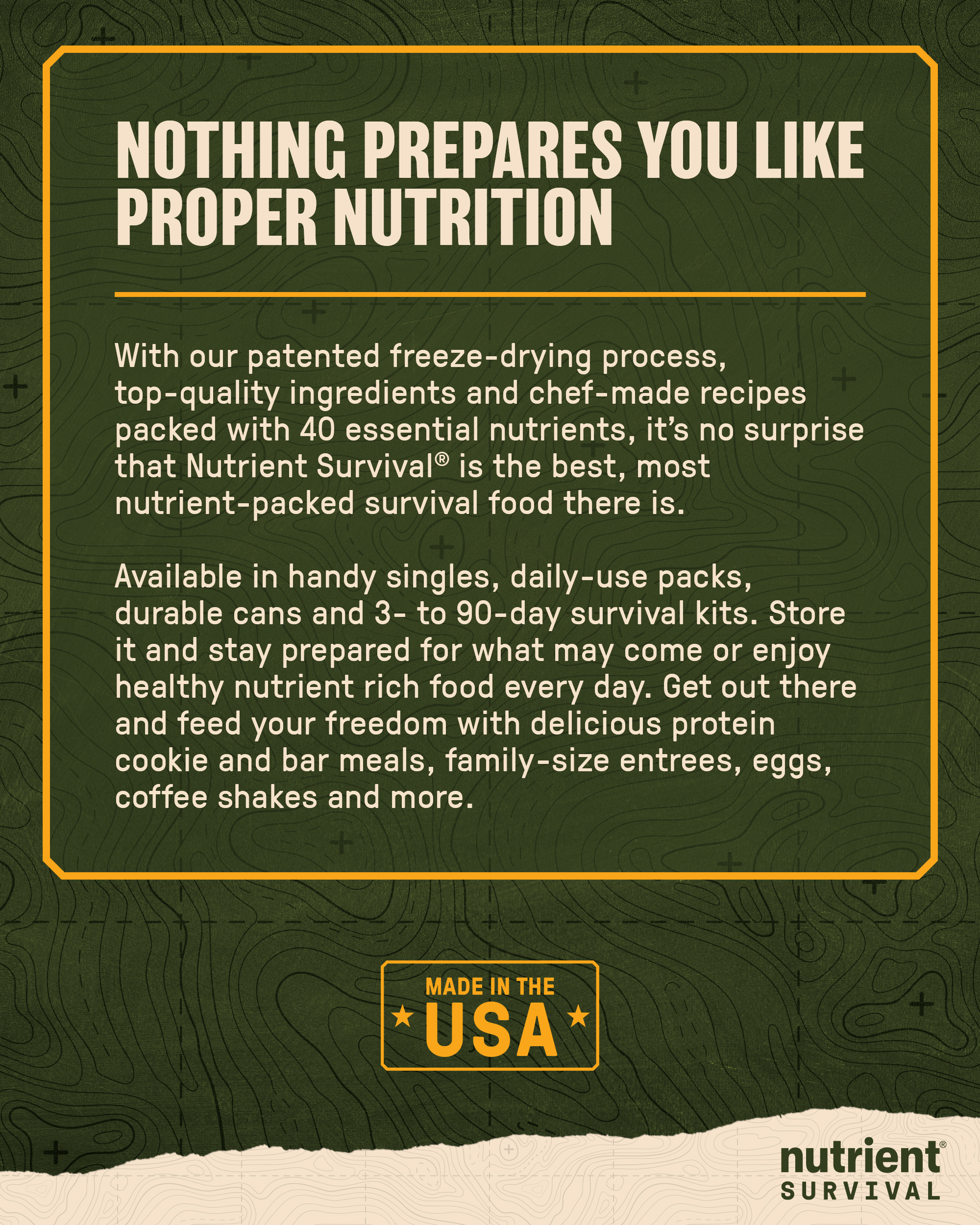 Nutrient Survival Vitamin Butter Powder, Freeze Dried Prepper Supplies & Emergency Food Supply, 16 Essential Nutrients, Soy & Gluten Free, Shelf Stable Up to 10 Years, One Can, 204 Servings - Image 8