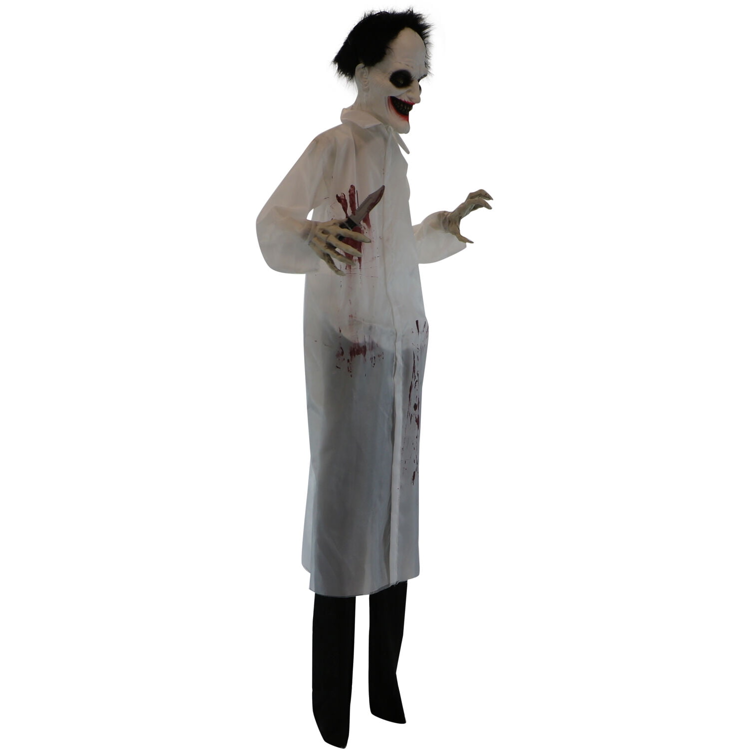 Haunted Hill Farm 5.75 ft Animatronic Halloween Doctor, Indoor/Covered Outdoor Halloween Decoration, HHDOC-3FLSA - Image 12