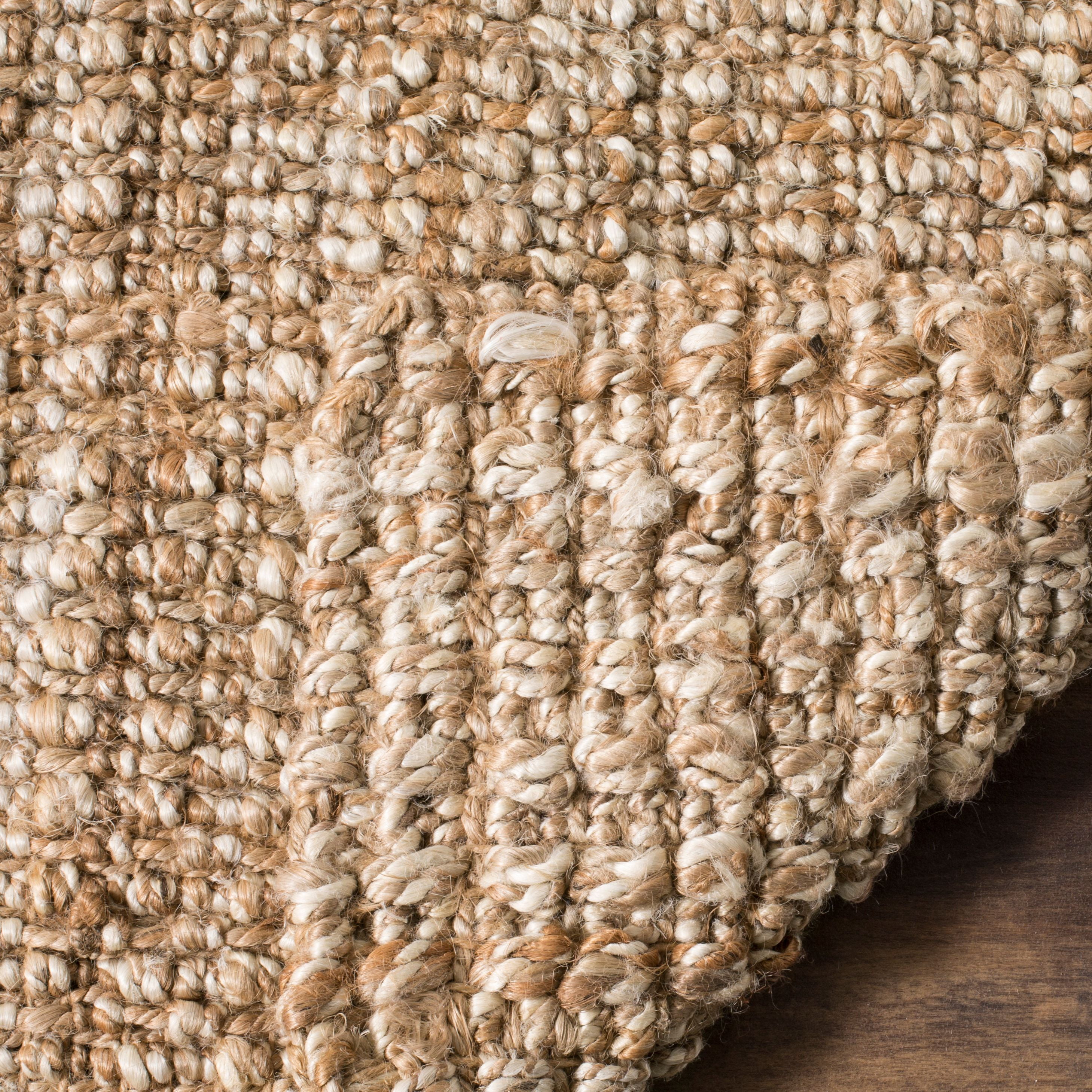 SAFAVIEH Natural Fiber Crispin Braided Jute Runner Rug, Natural, 2'6" x 12' - Image 3