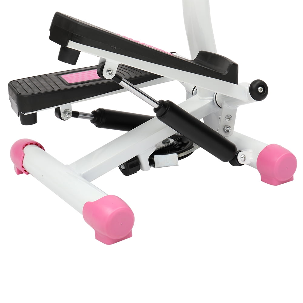 UBesGoo Mini Aerobic Stepper, Stair Climber Twist Fitness Machine with handle, Pink - Image 5