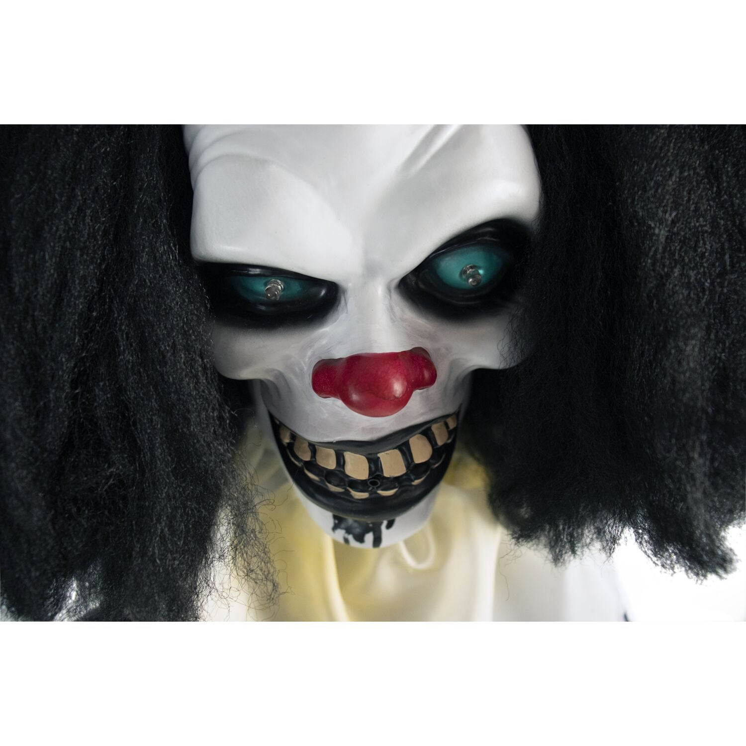 Haunted Hill Farm 6 ft Animatronic Clown with Doll, Life-Sized Halloween Prop, HHCLOWN-10FLSA - Image 5