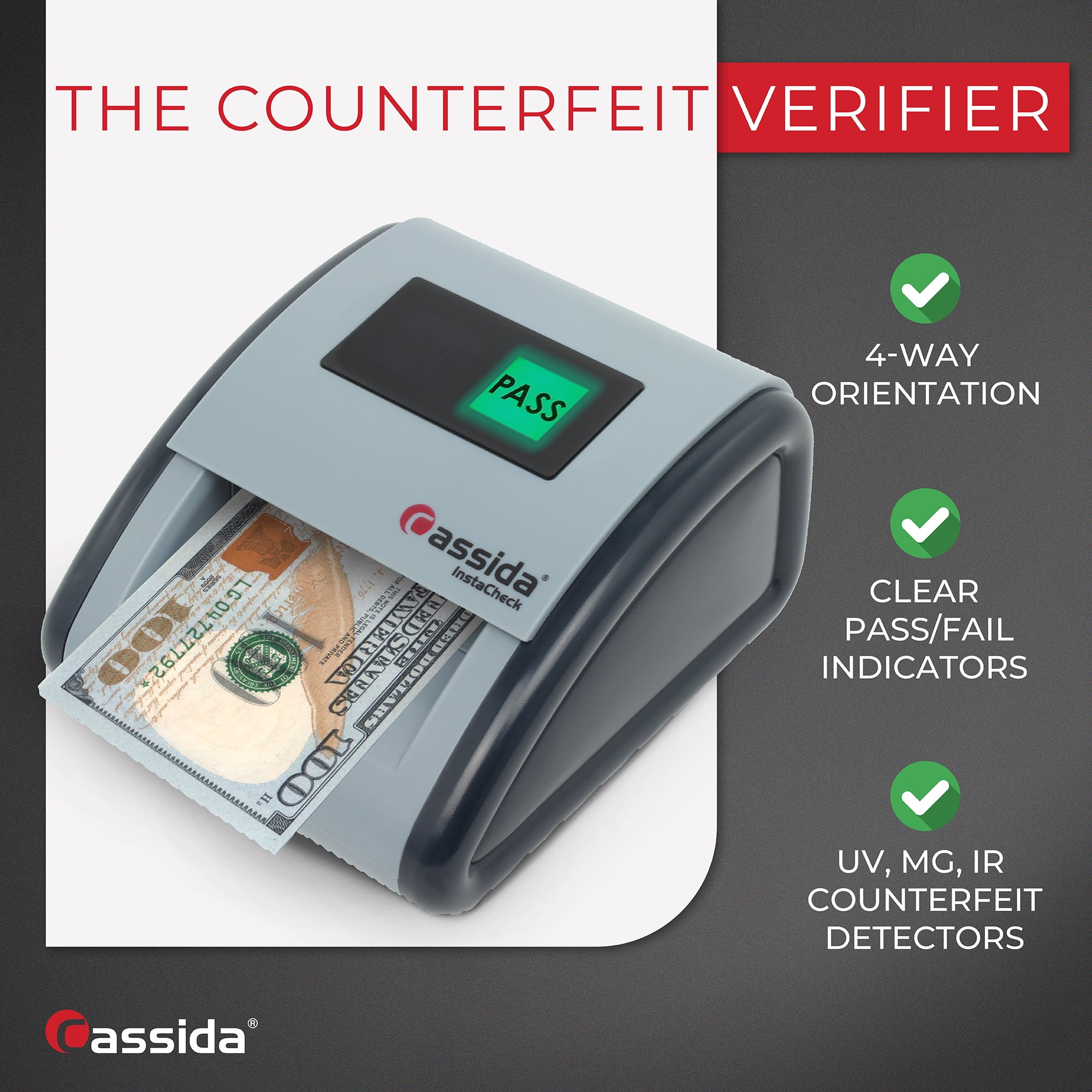 Cassida Instacheck Counterfeit Detector with Simple and Efficient Pass/Fail Indicators - Image 8